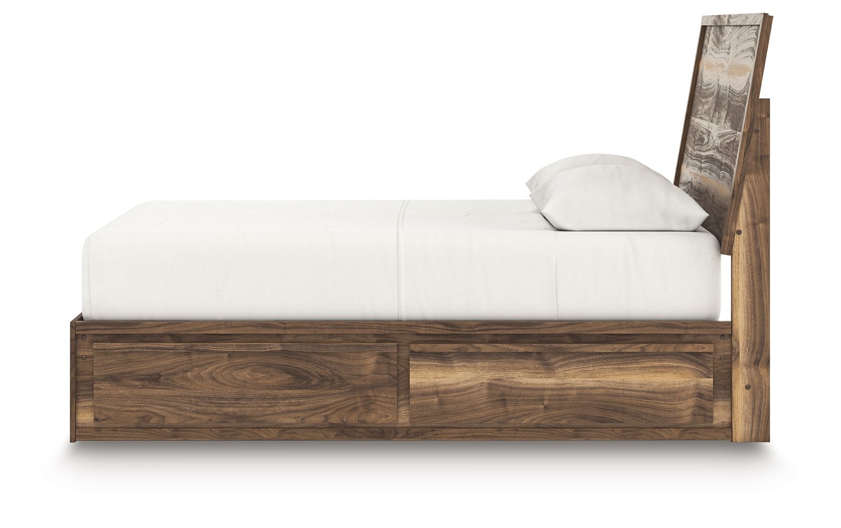 Ashley Furniture Chirason - Queen Panel Bed With Storage - Brown - Image 7
