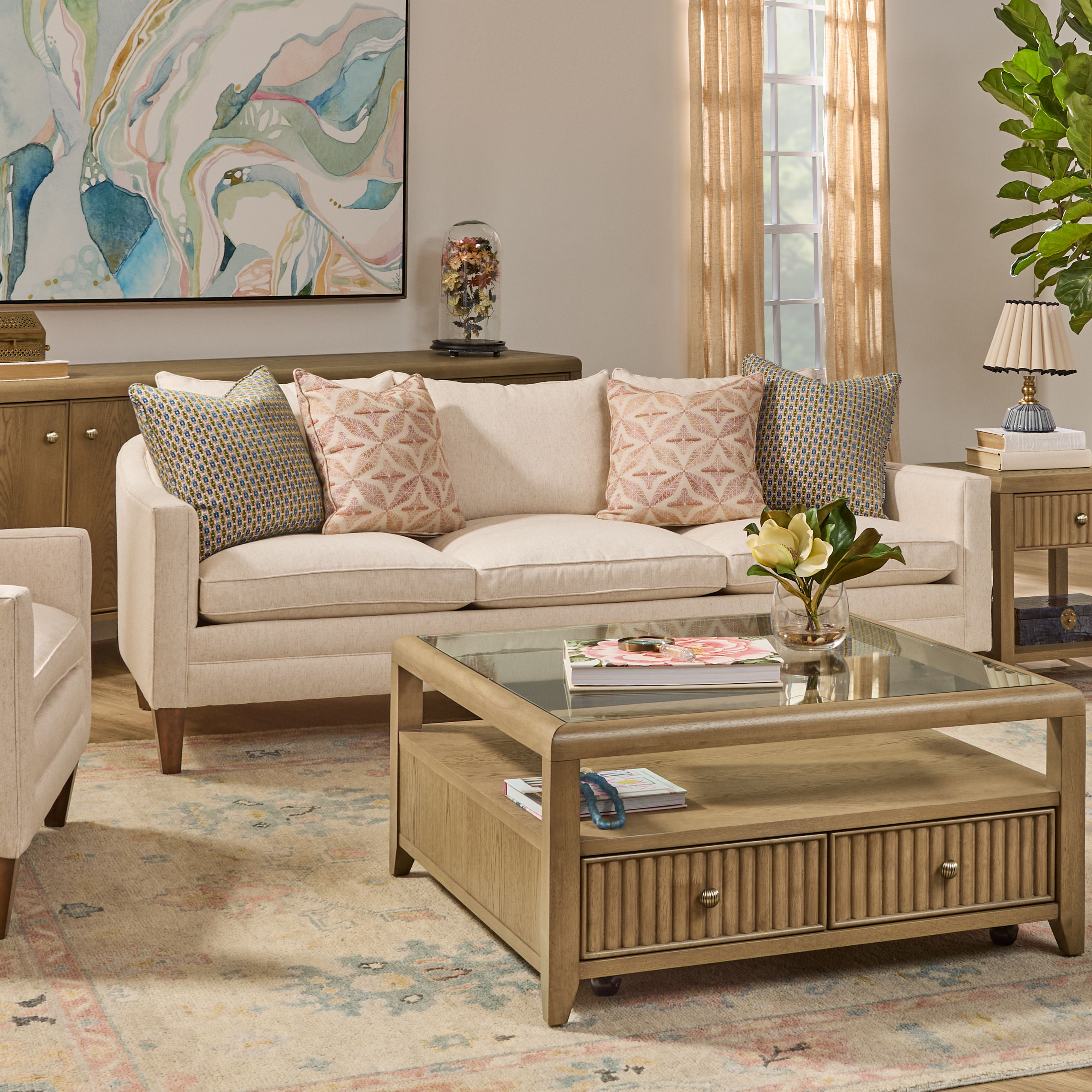 Eleanora - Sofa With Legs, gray