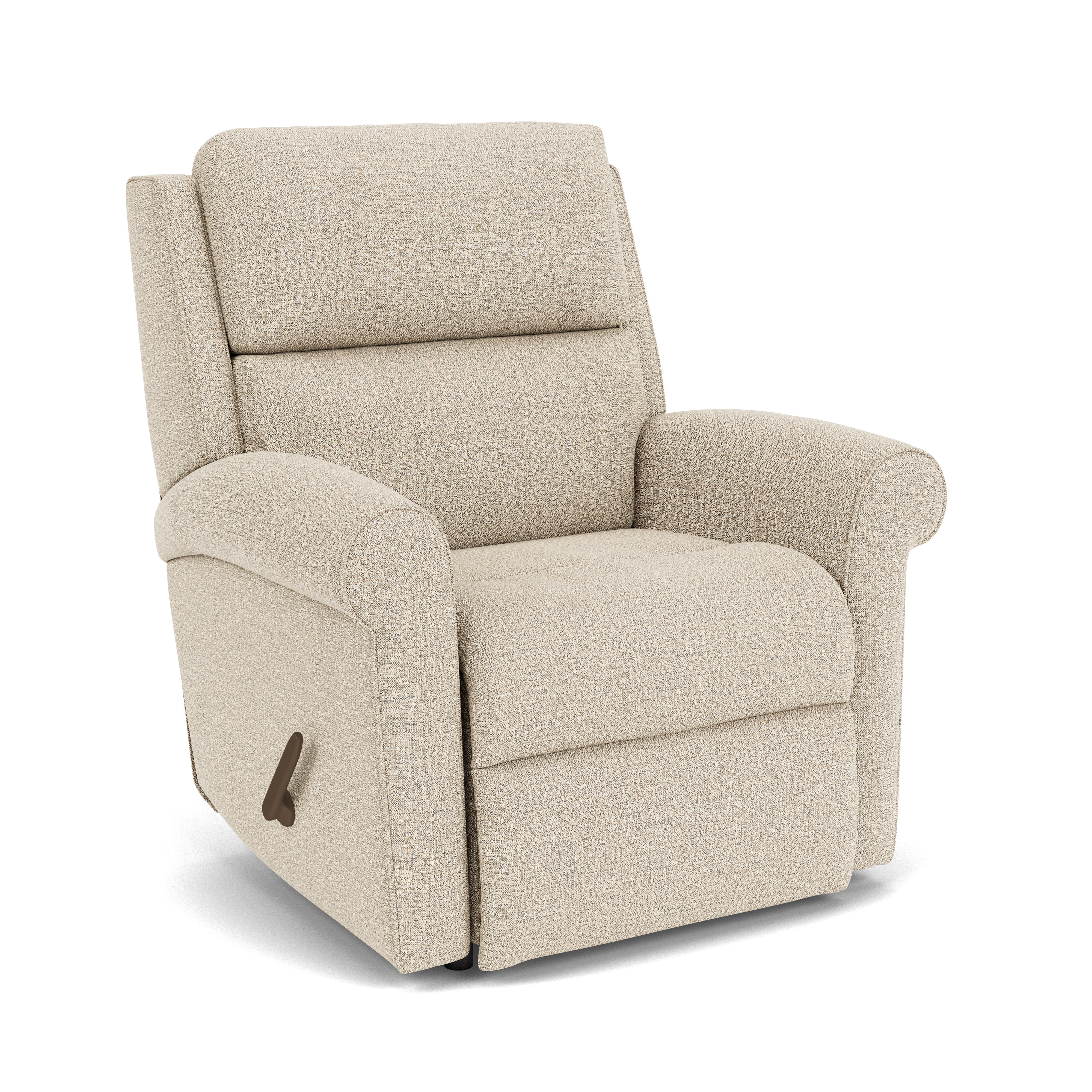 Belle - Traditional Fabric Recliner, gray, view 2