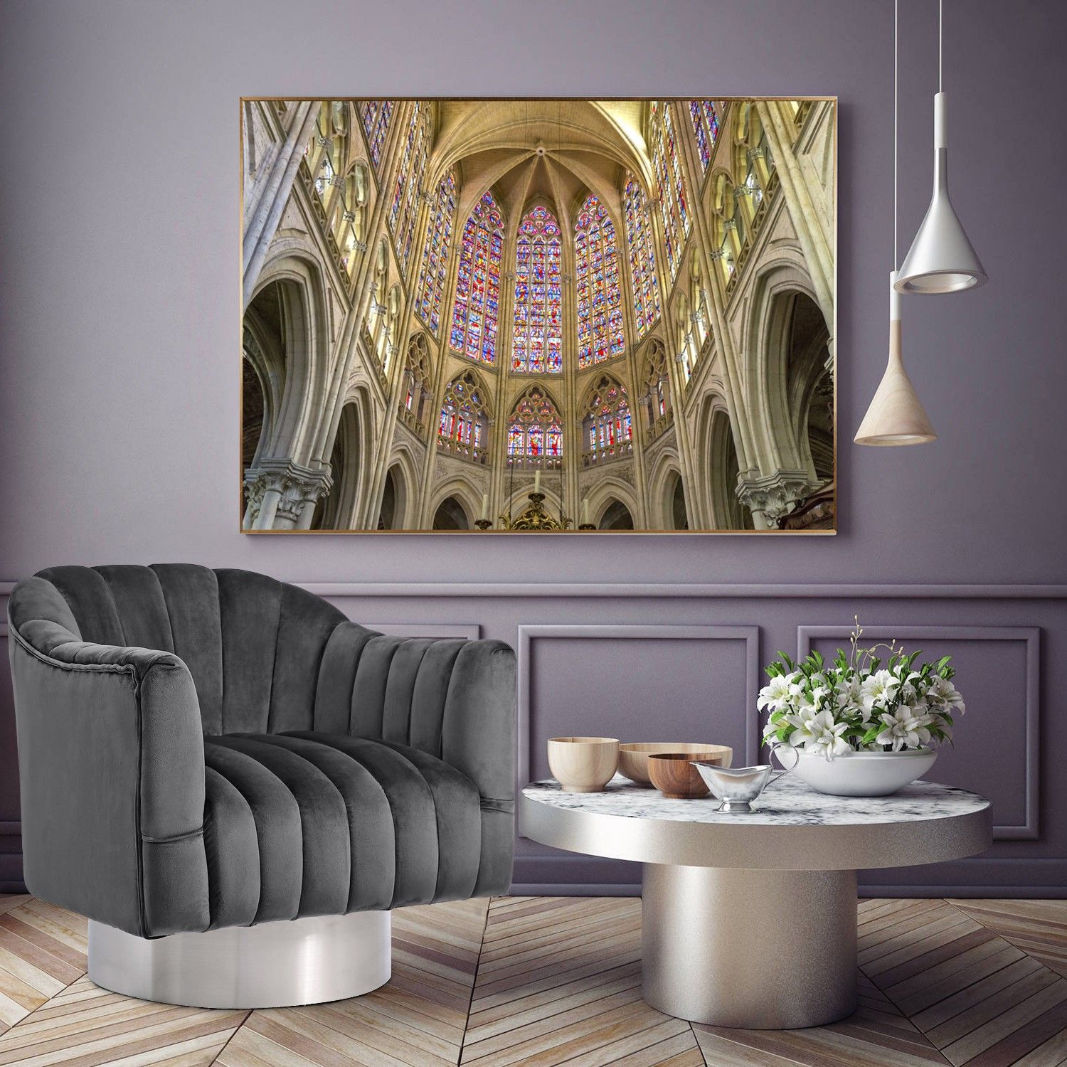 Farrah - Accent Chair - Gray