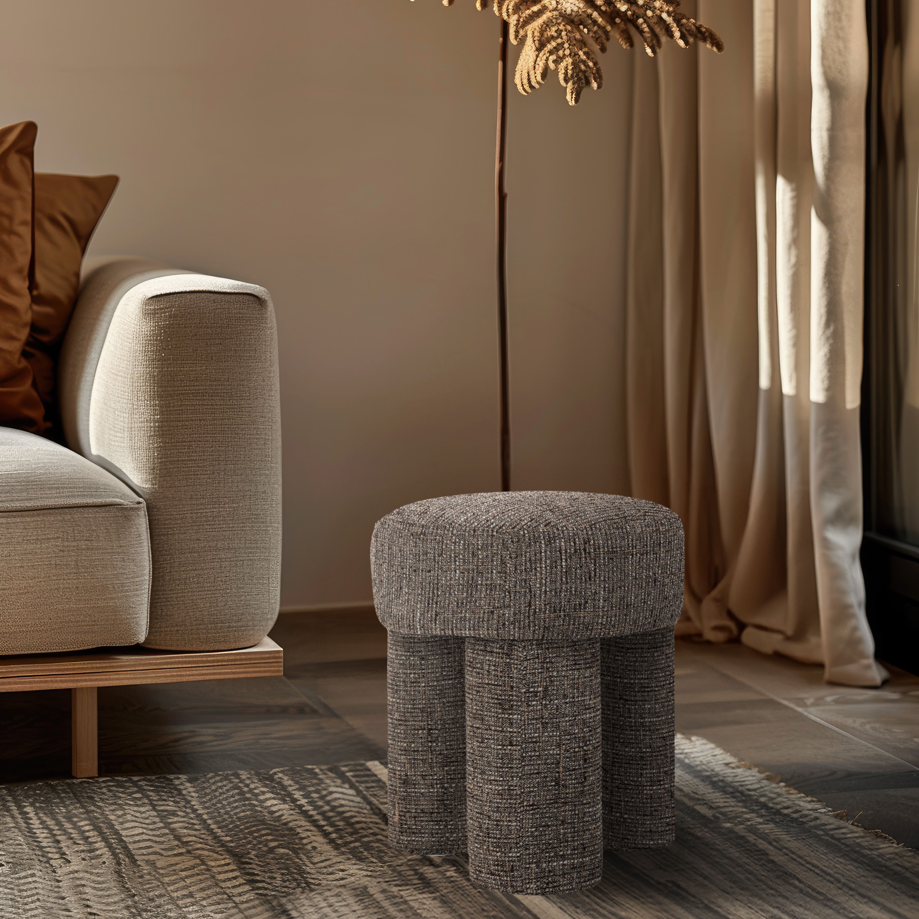 Larson - Ottoman / Stool - Brown