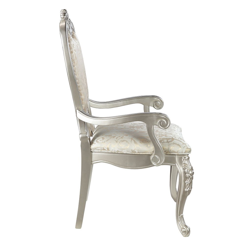 Bently - Arm Chair (Set of 2) - Fabric & Champagne, beige, view 2