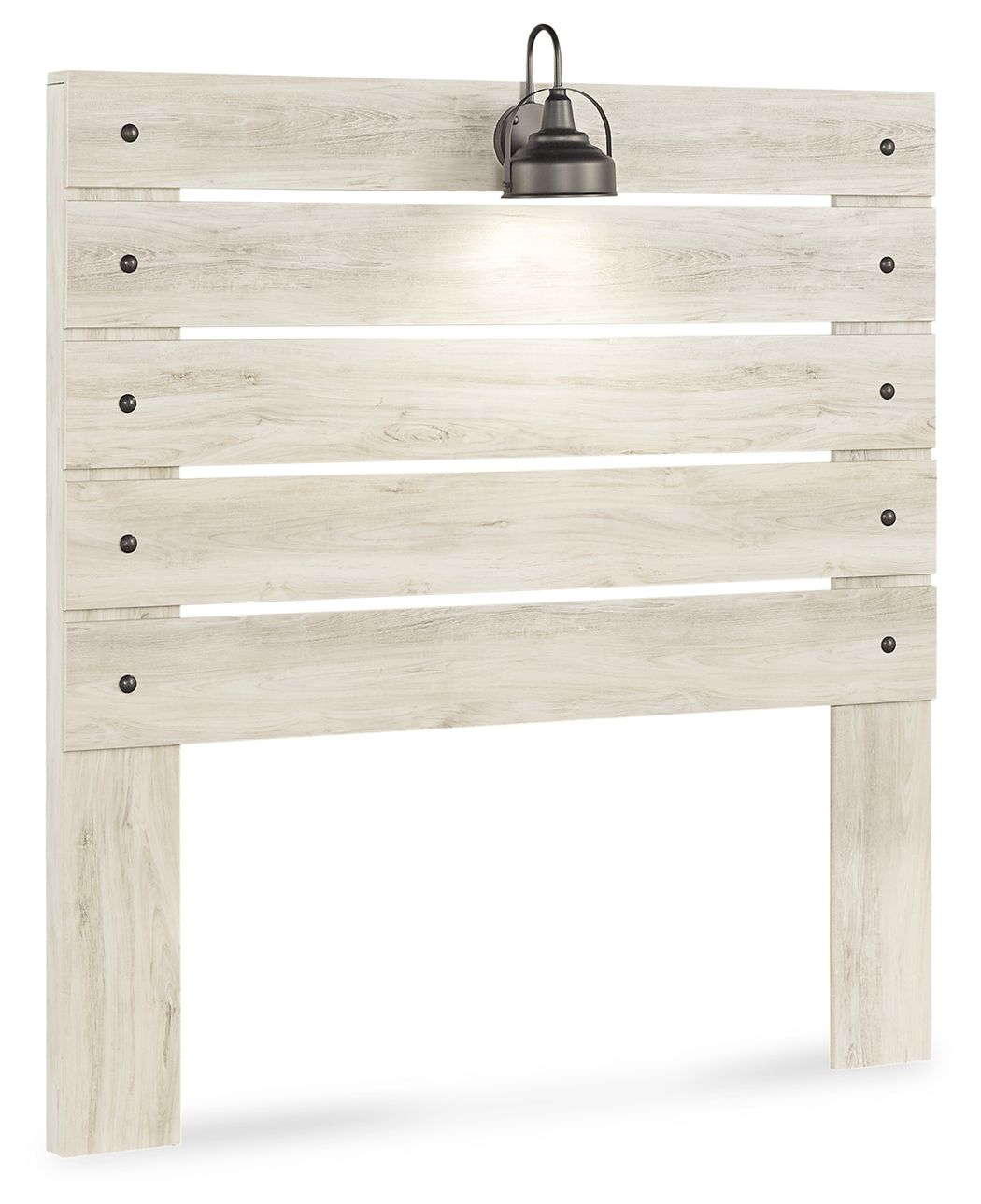 Cambeck – Full Panel Headboard – Whitewash