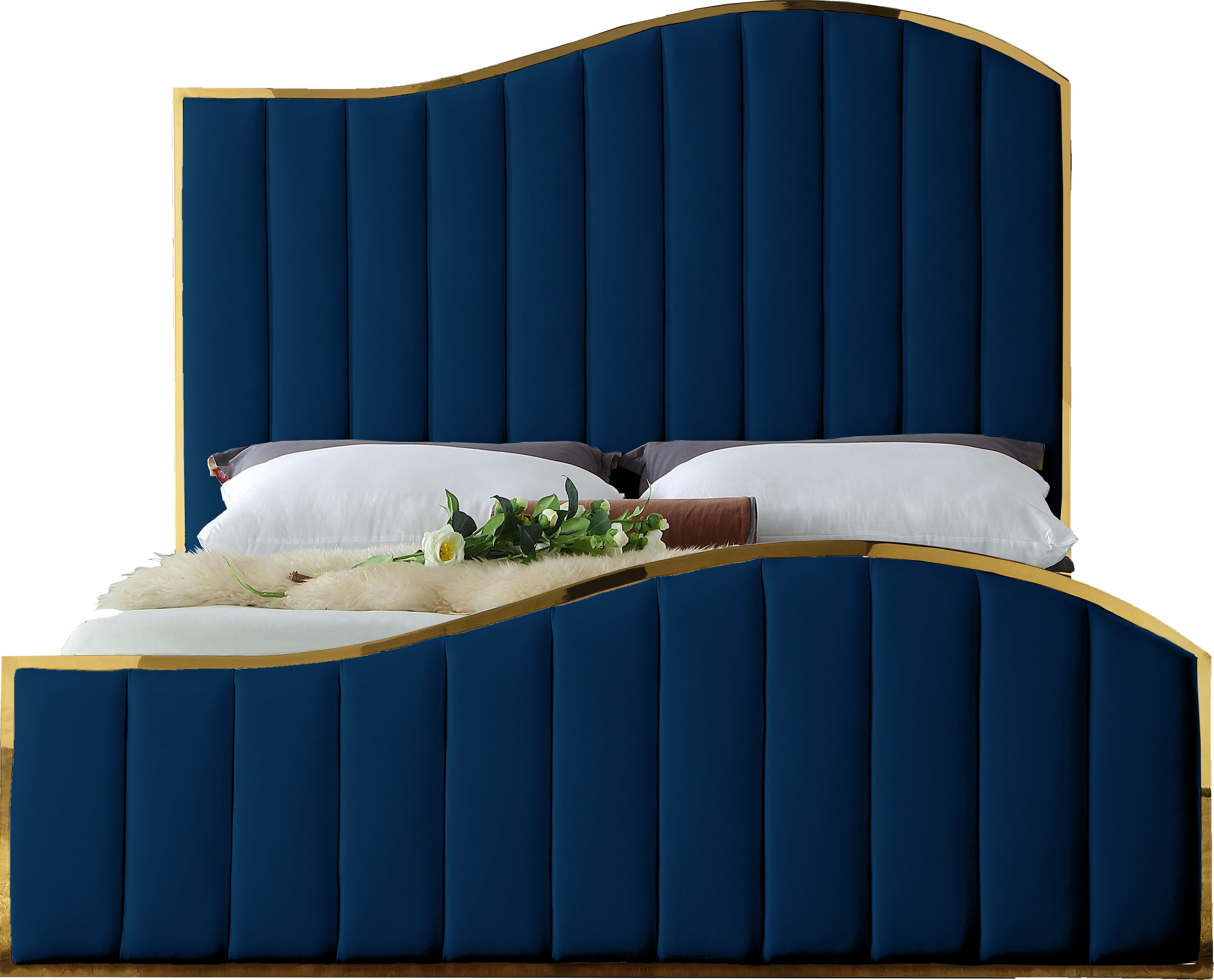 Jolie - Queen Bed - Navy