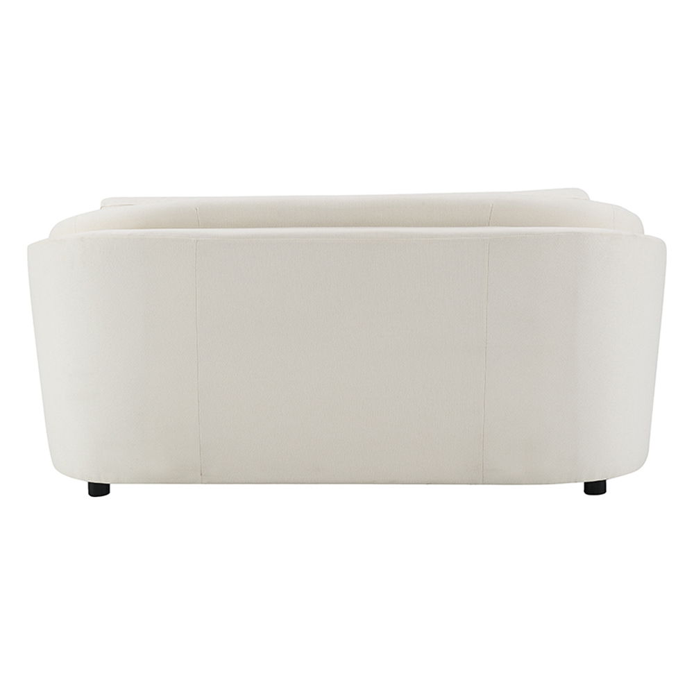 Mariko - Loveseat With 2 Pillows - Beige Linen, beige, view 3