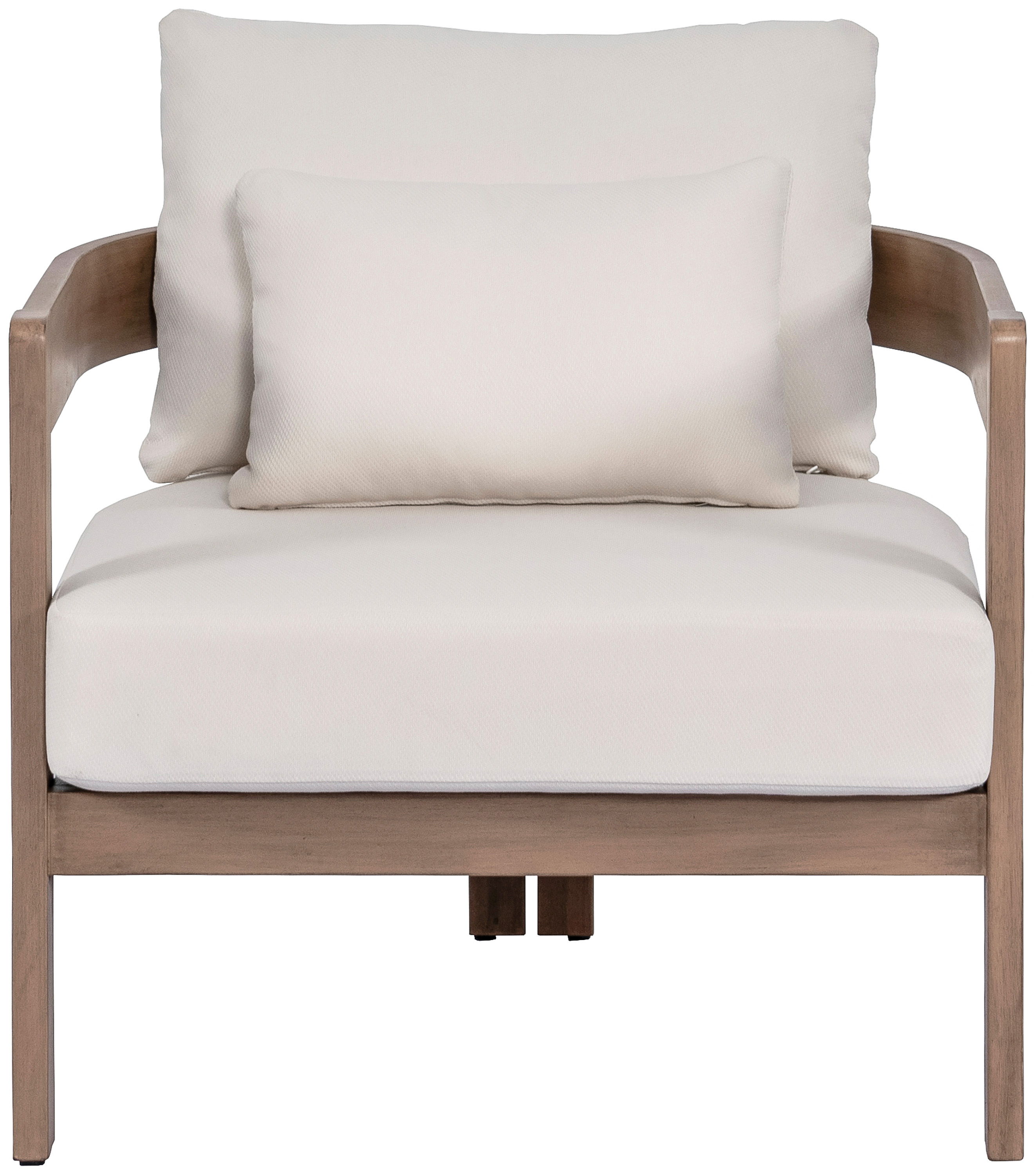 Newport - Water Resistant Fabric Upholstered Outdoor Patio Chair - Cream