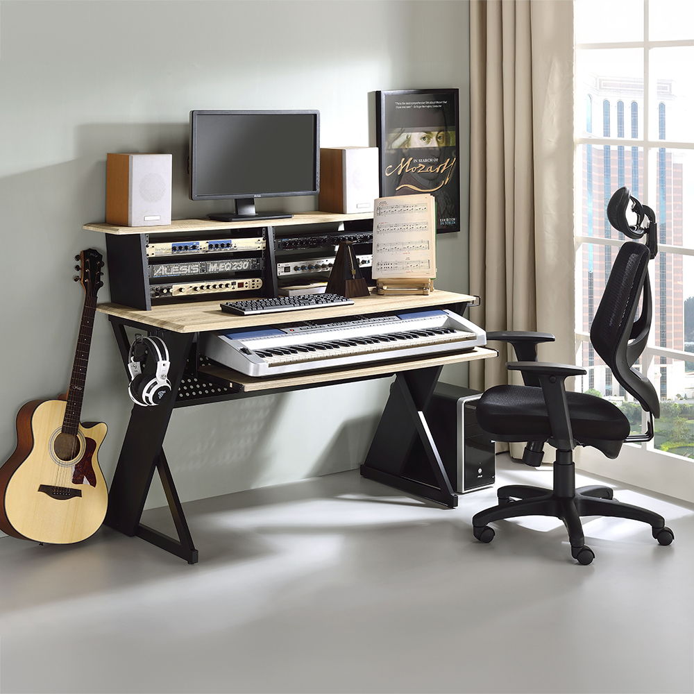 Humanity - Music Desk - Natural & Black, beige, view 8