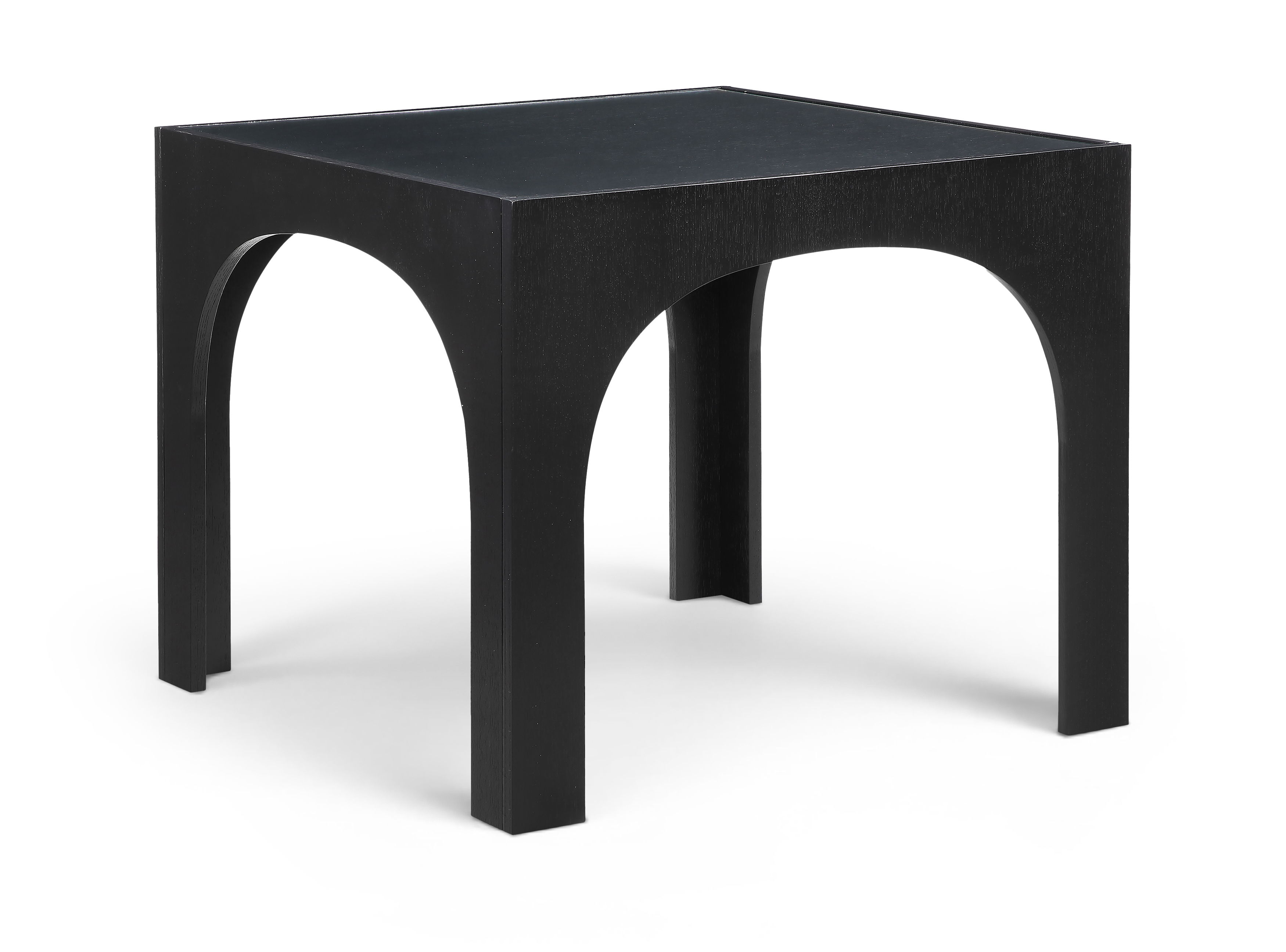 Waldorf - Tempered Glass Top Dining Table - Black