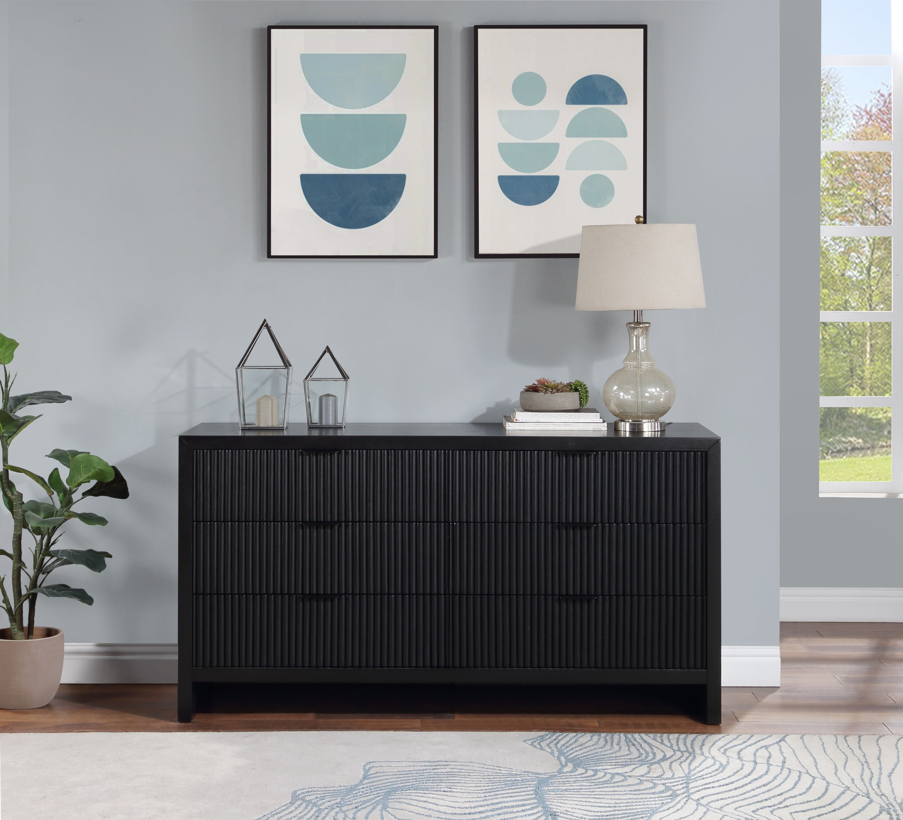 Fairfax - Dresser - Black