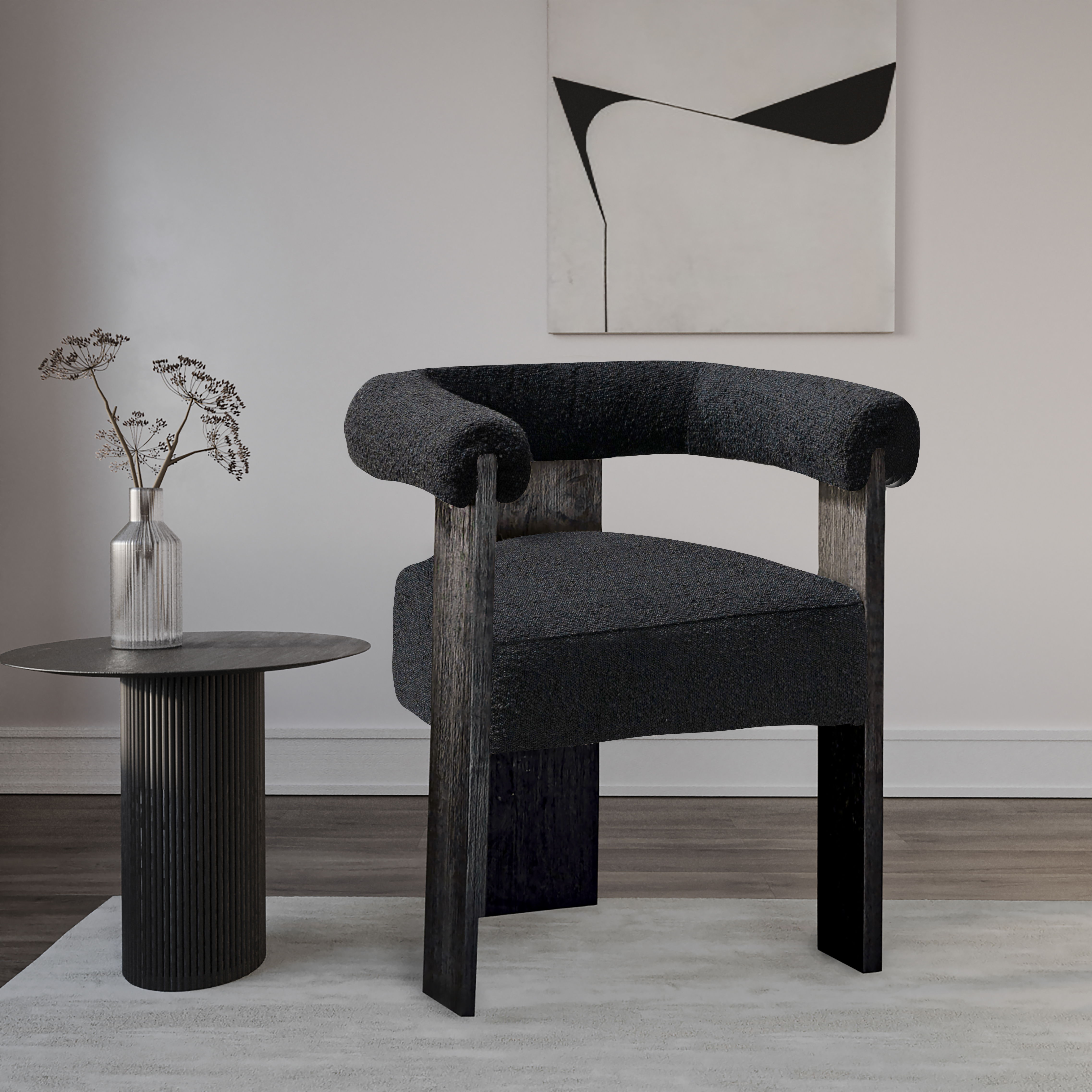Barrel - Dining Chair - Black
