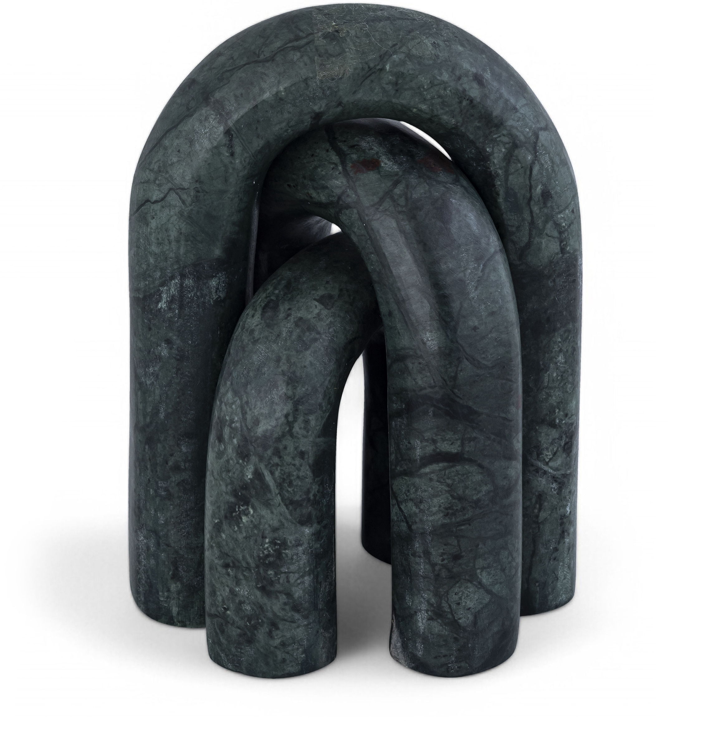 Arco - 3 Piece Marble Decorative Object - Green