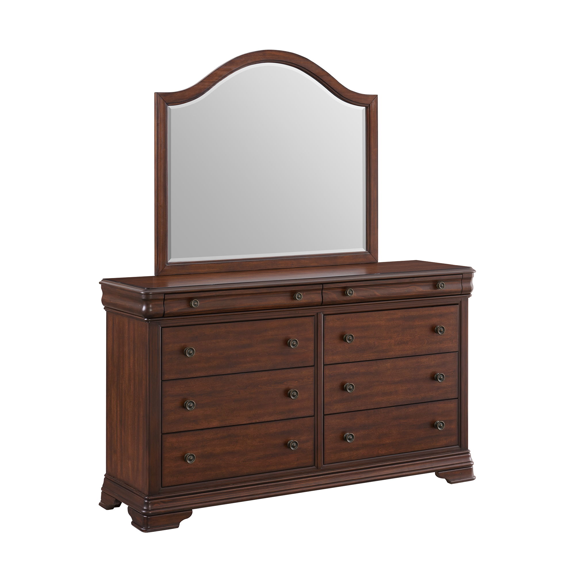 Phillipe - Queen 5 Piece Bedroom Set - Cherry