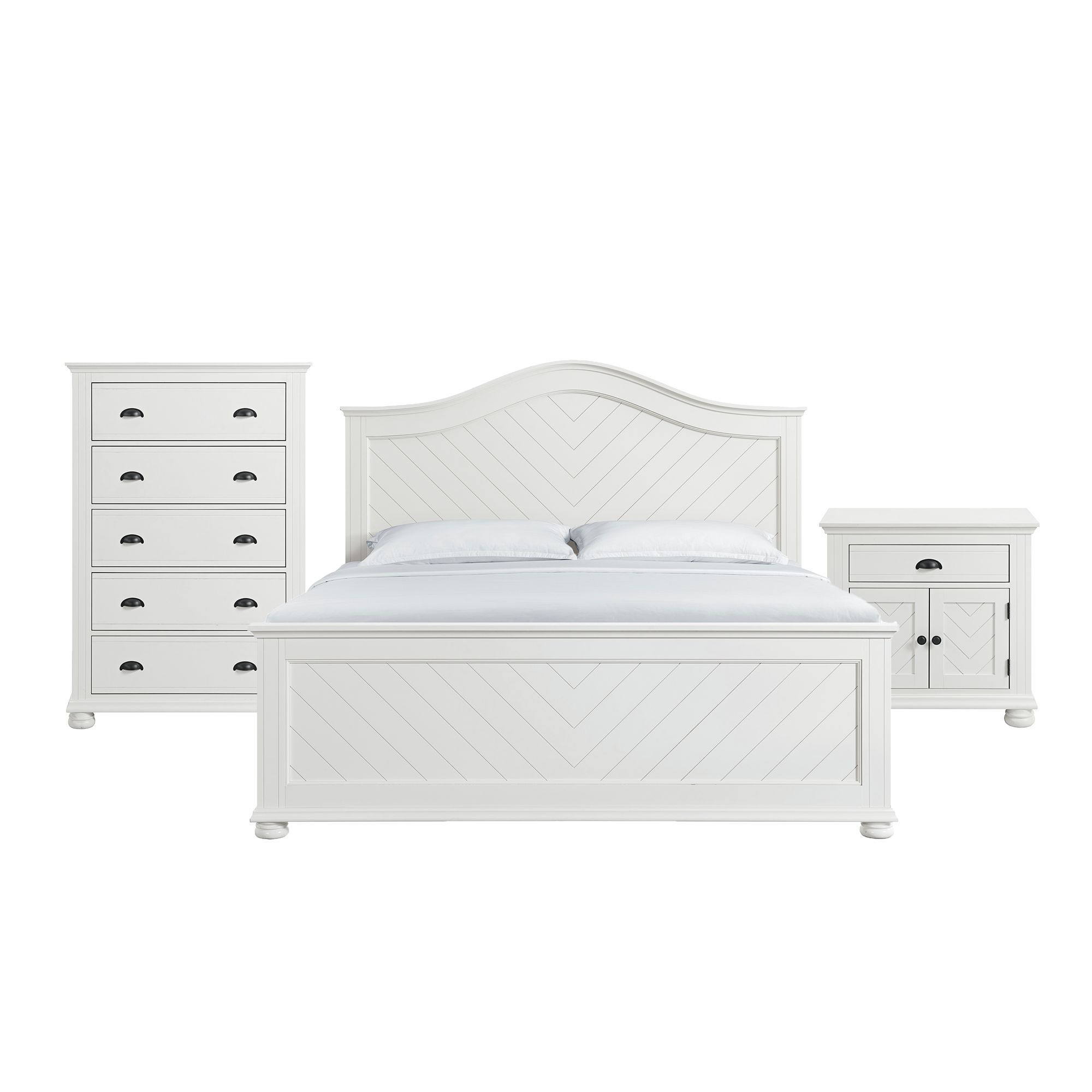 King · 3 Pc · Bedroom Set
