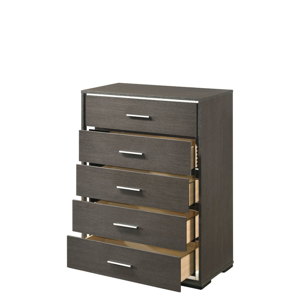 Escher - Chest - Gray Oak, dark gray, view 3
