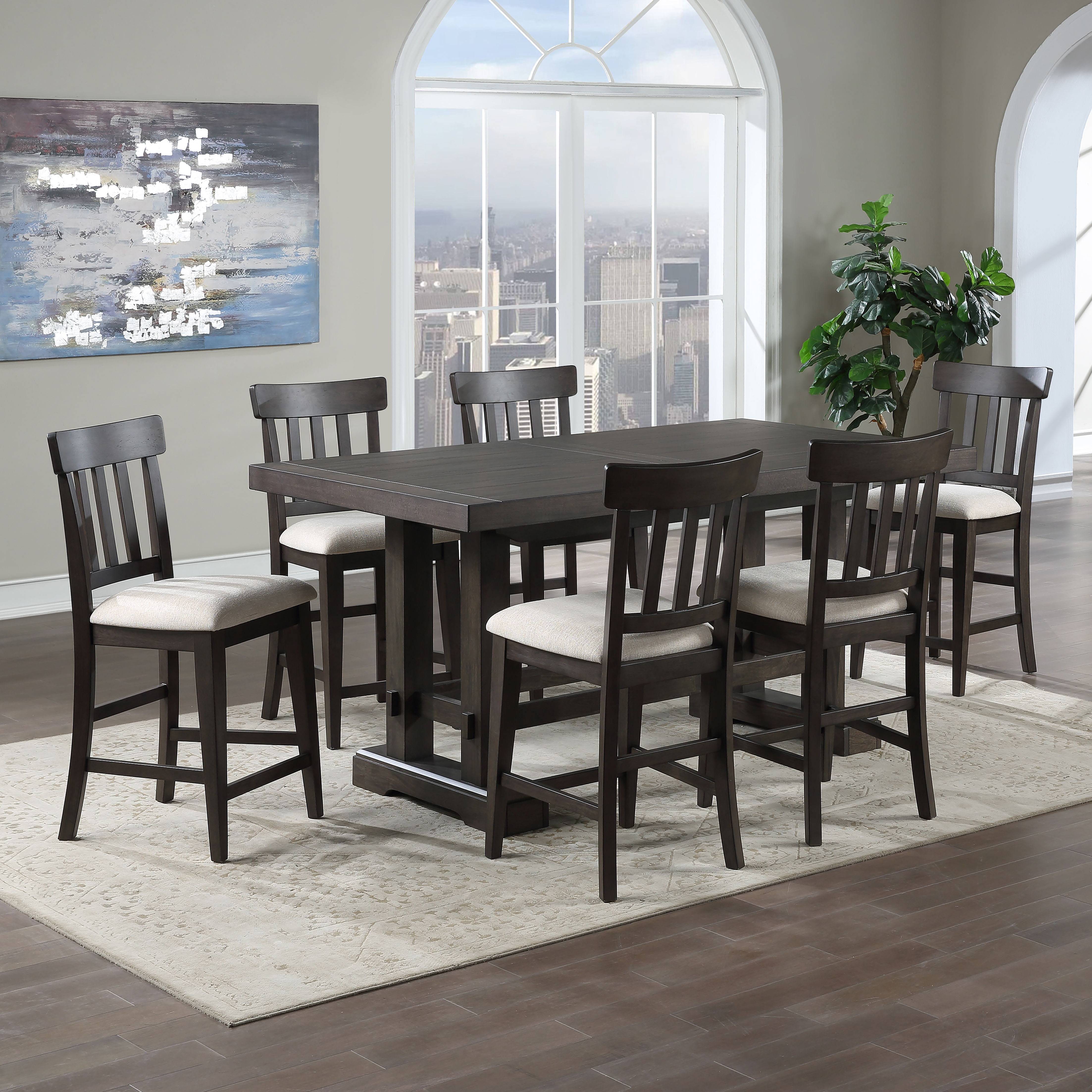 7 Pc · Counter Height Dining Set