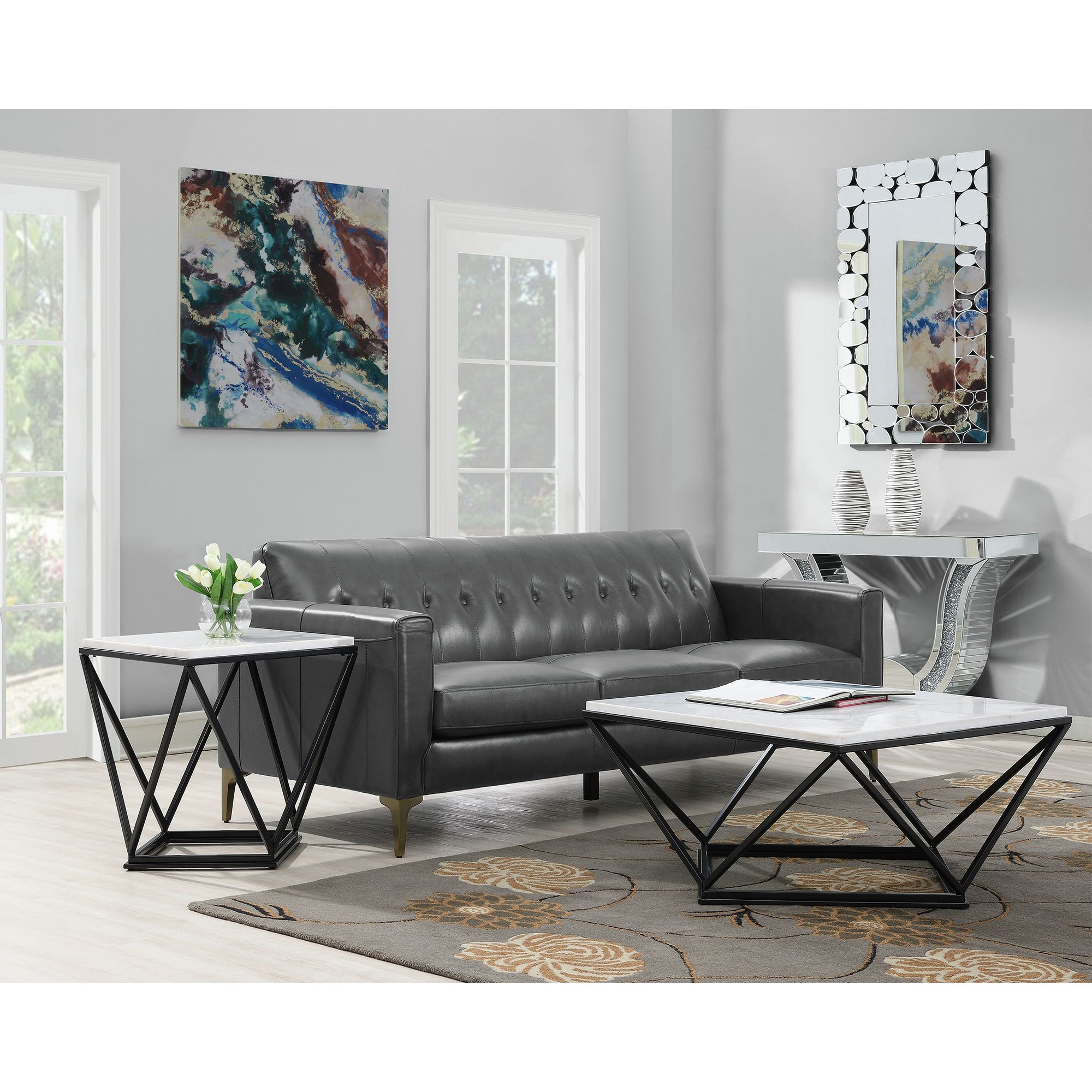 Riko - Square Coffee Table - Black