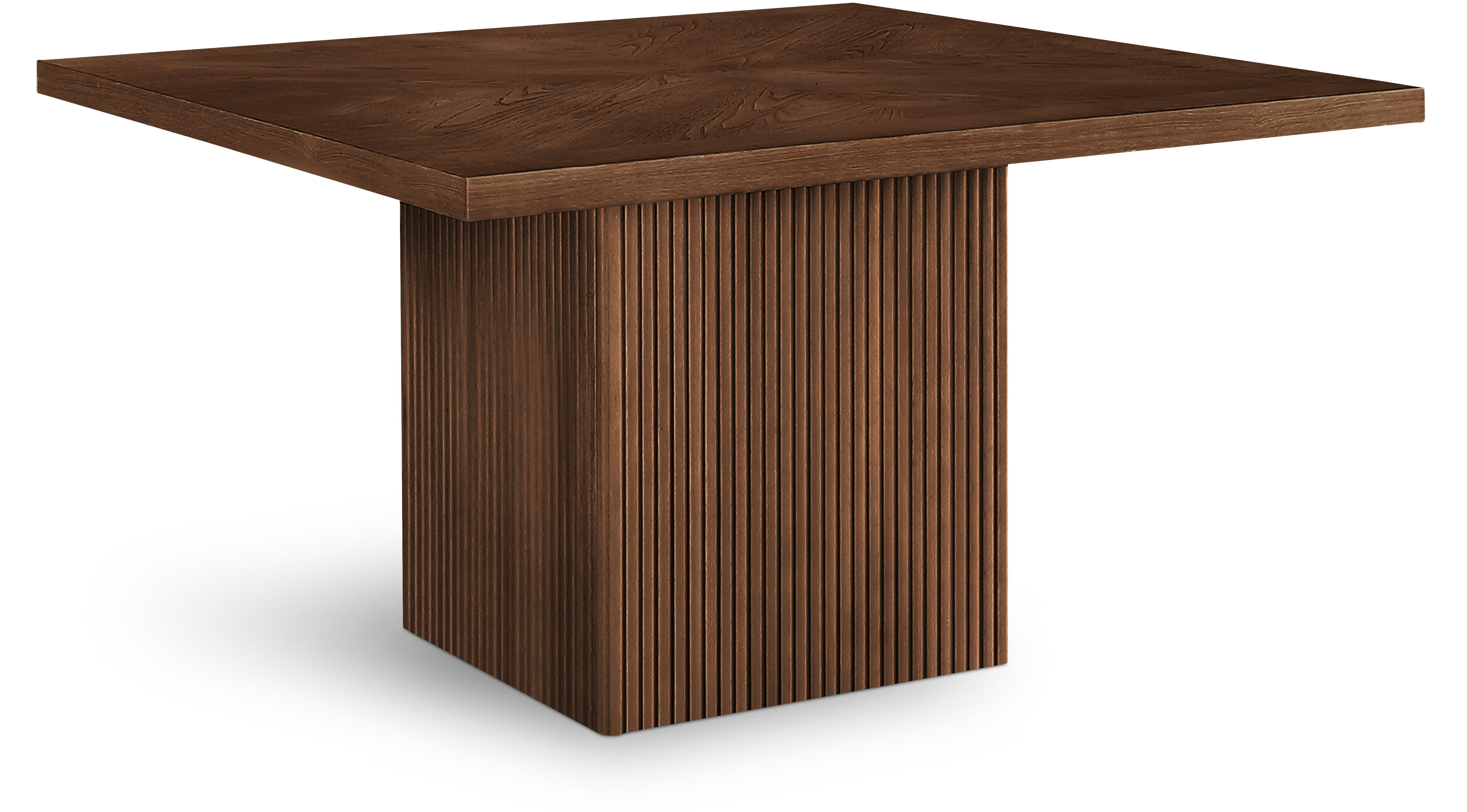 Belinda - Beech Wood And Oak Veneer 54" Dining Table - Brown
