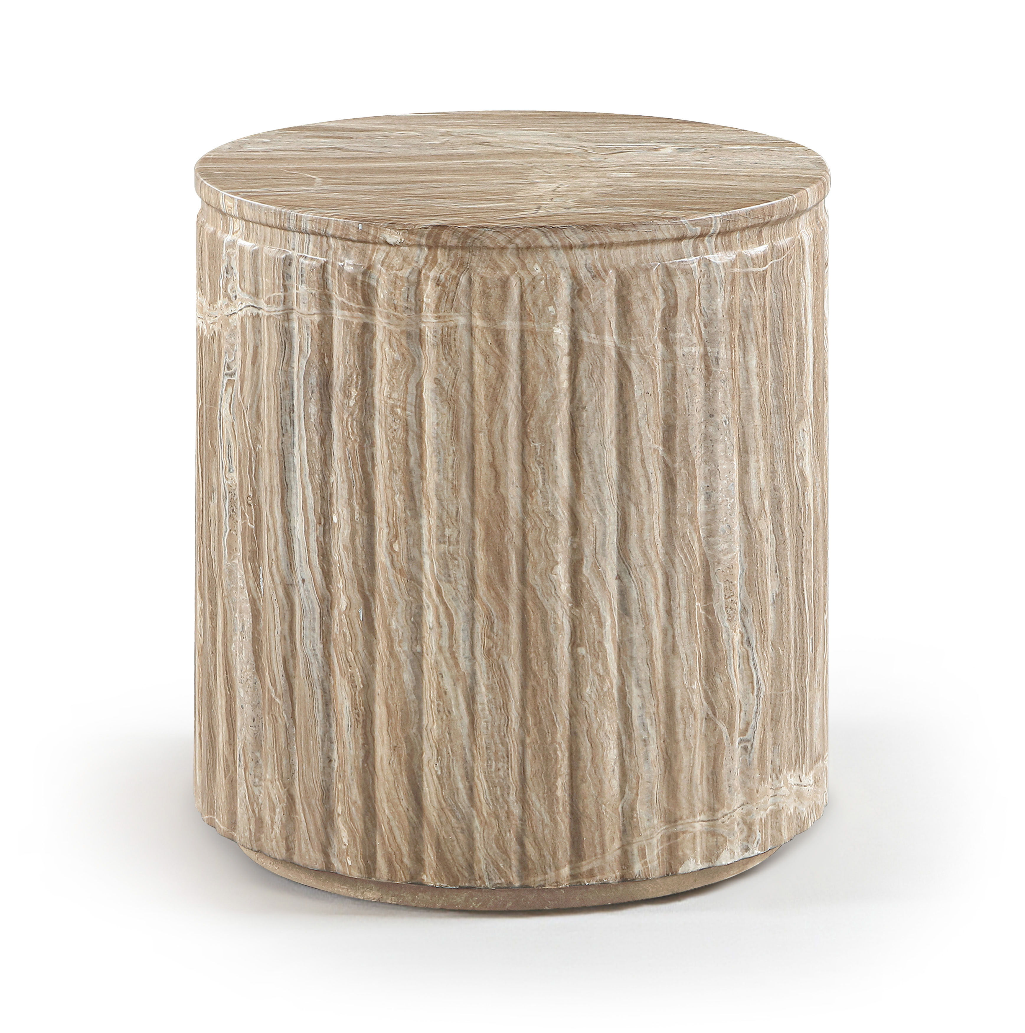 Catania - Concrete Indoor/Outdoor End Table - Beige