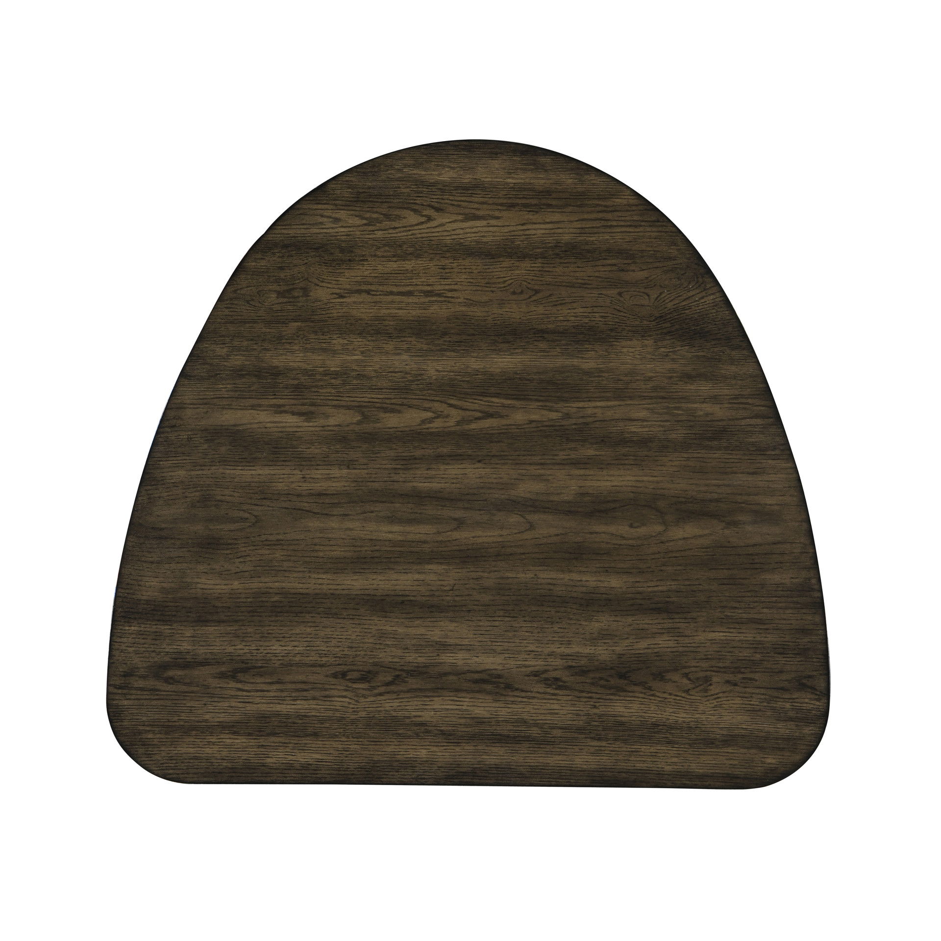 Rex - Guitar Pick Corner Table - Walnut, dark brown, view 4