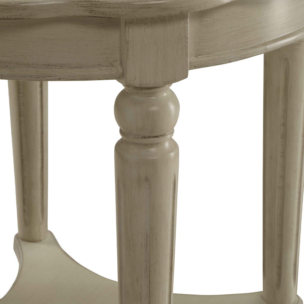 Fordon - End Table - Antique White, beige, view 3