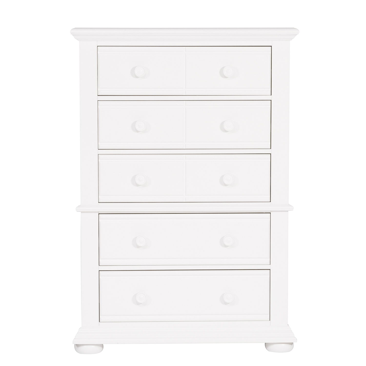 Liberty Furniture Summer House - 5 Drawer Wood Chest - White