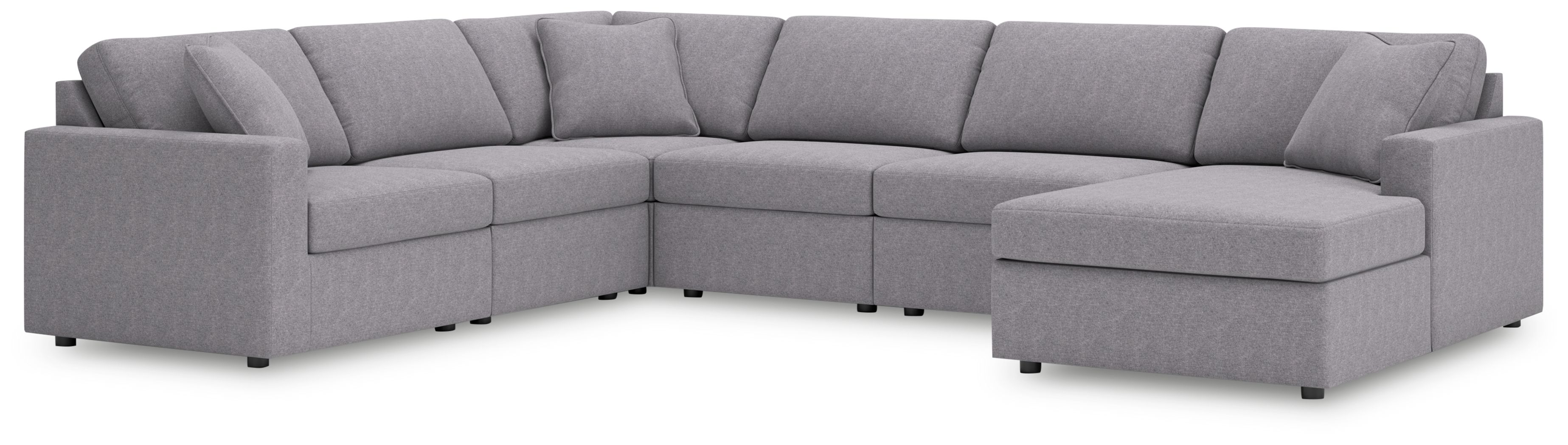 6 Pc · Sectional With Raf Corner Chaise