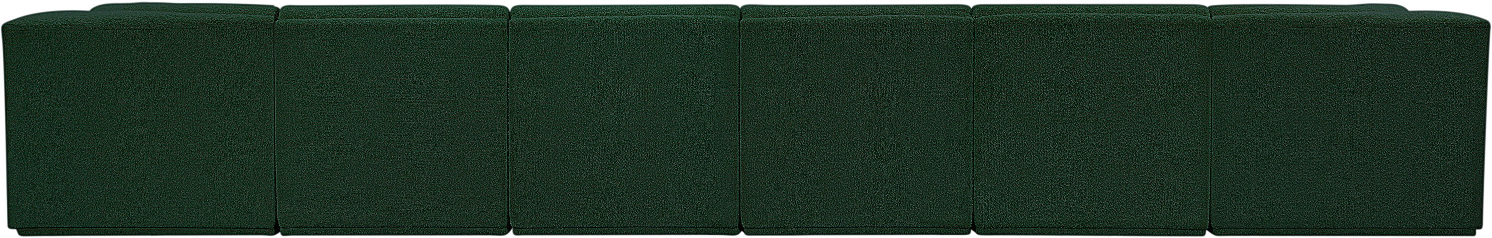 Ollie - 7 Piece Modular Sectional - Green