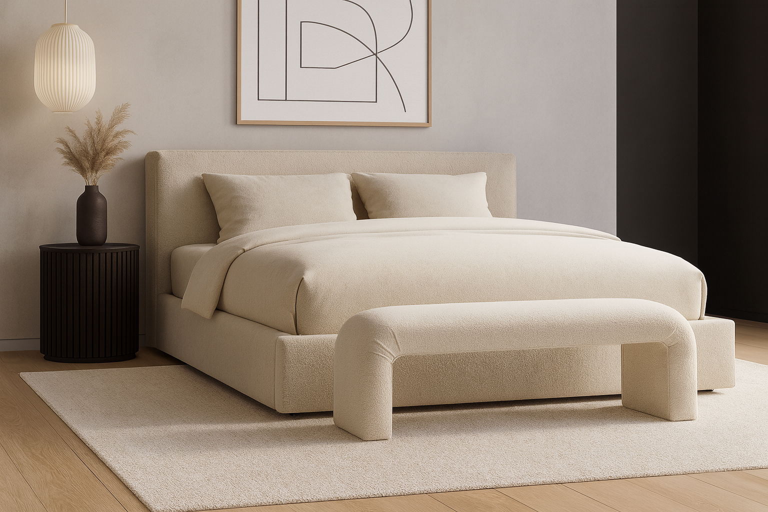 Niagara - 52" Bench - Cream