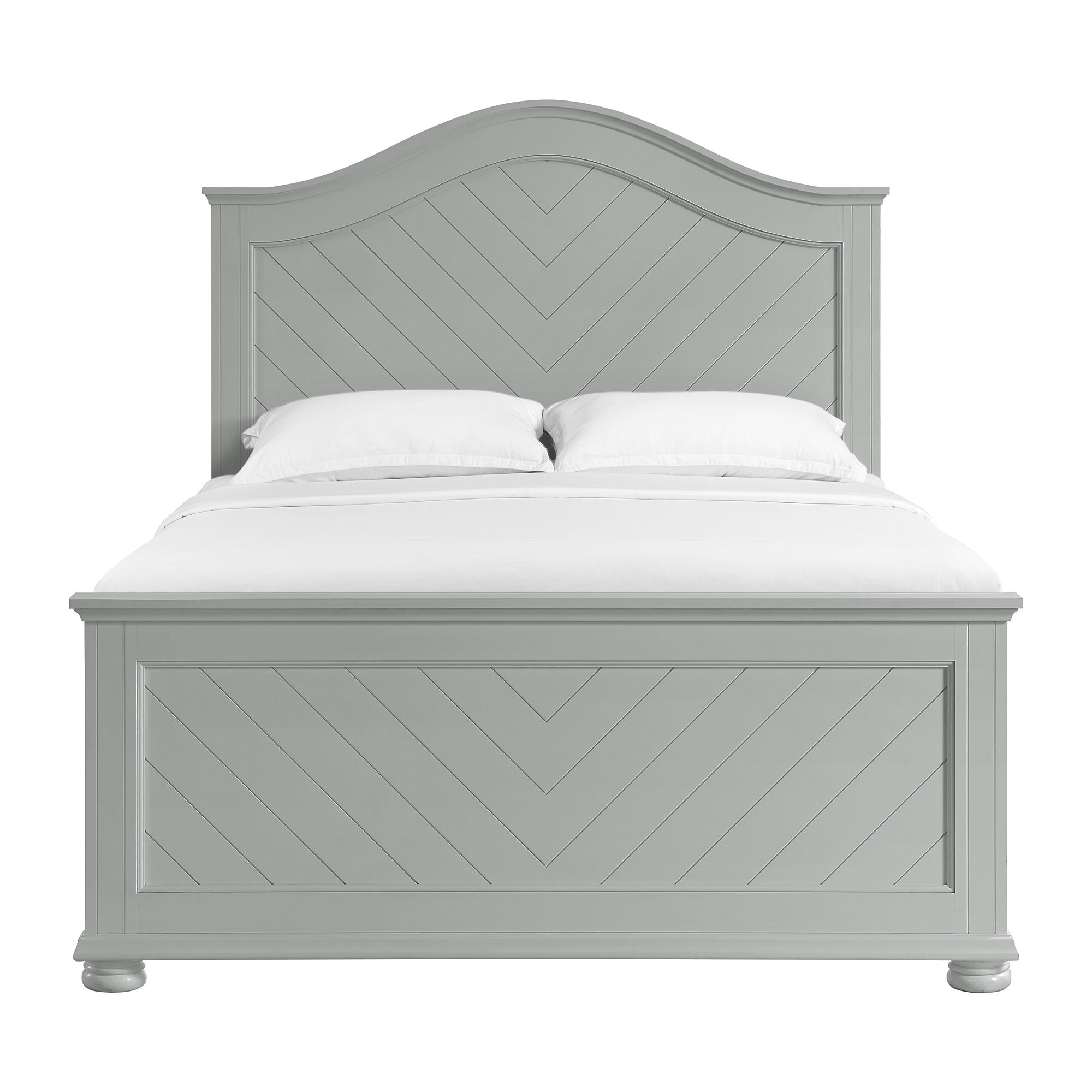 Kona - Queen Panel Bed - Gray