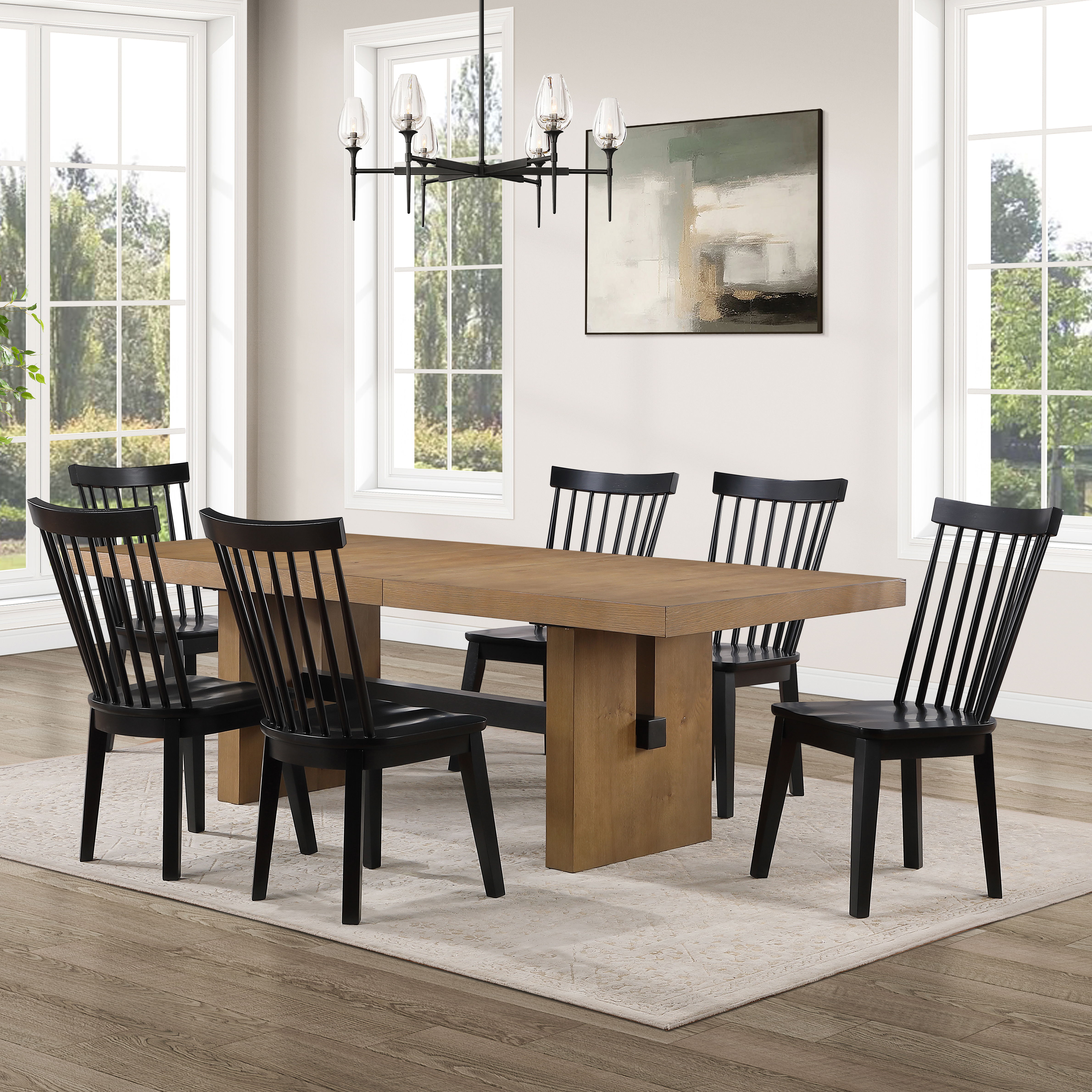 7 Pc · Table, 6 Vaughn Chairs