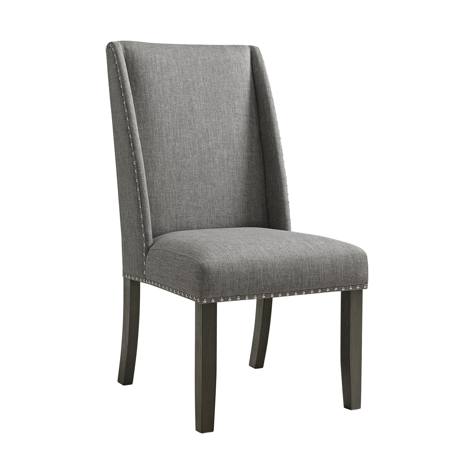 Everdeen - 5 Piece Dining Set Table With Four Chairs - Charcoal