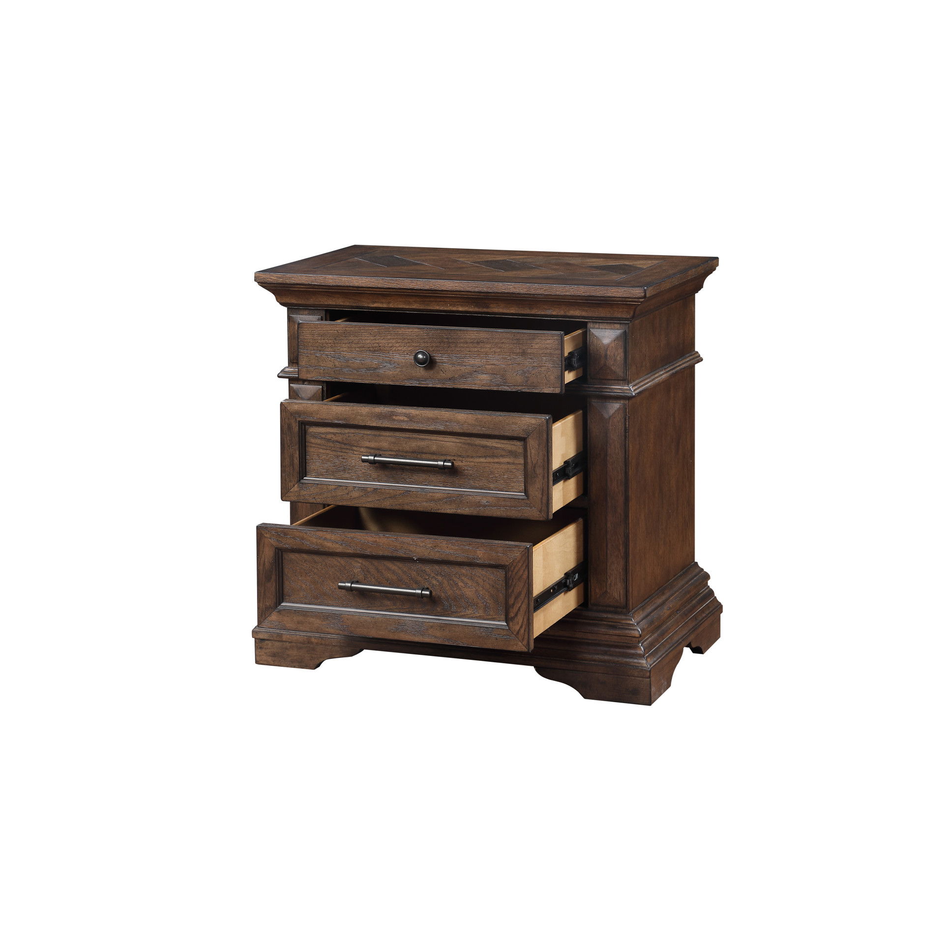 Mar Vista - Nightstand - Walnut, dark brown, view 4