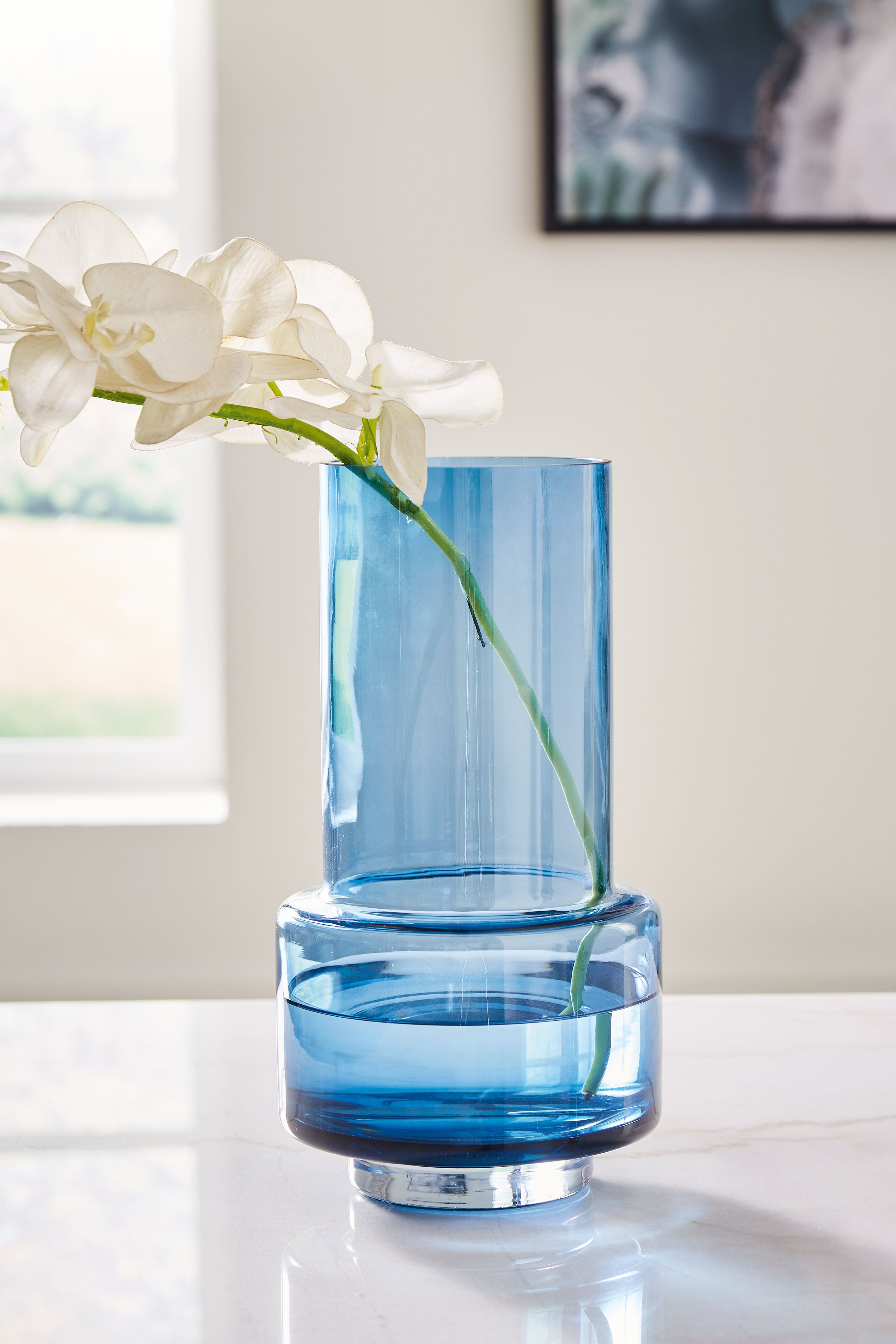 Bealen - Vase - 13" - Dark Blue