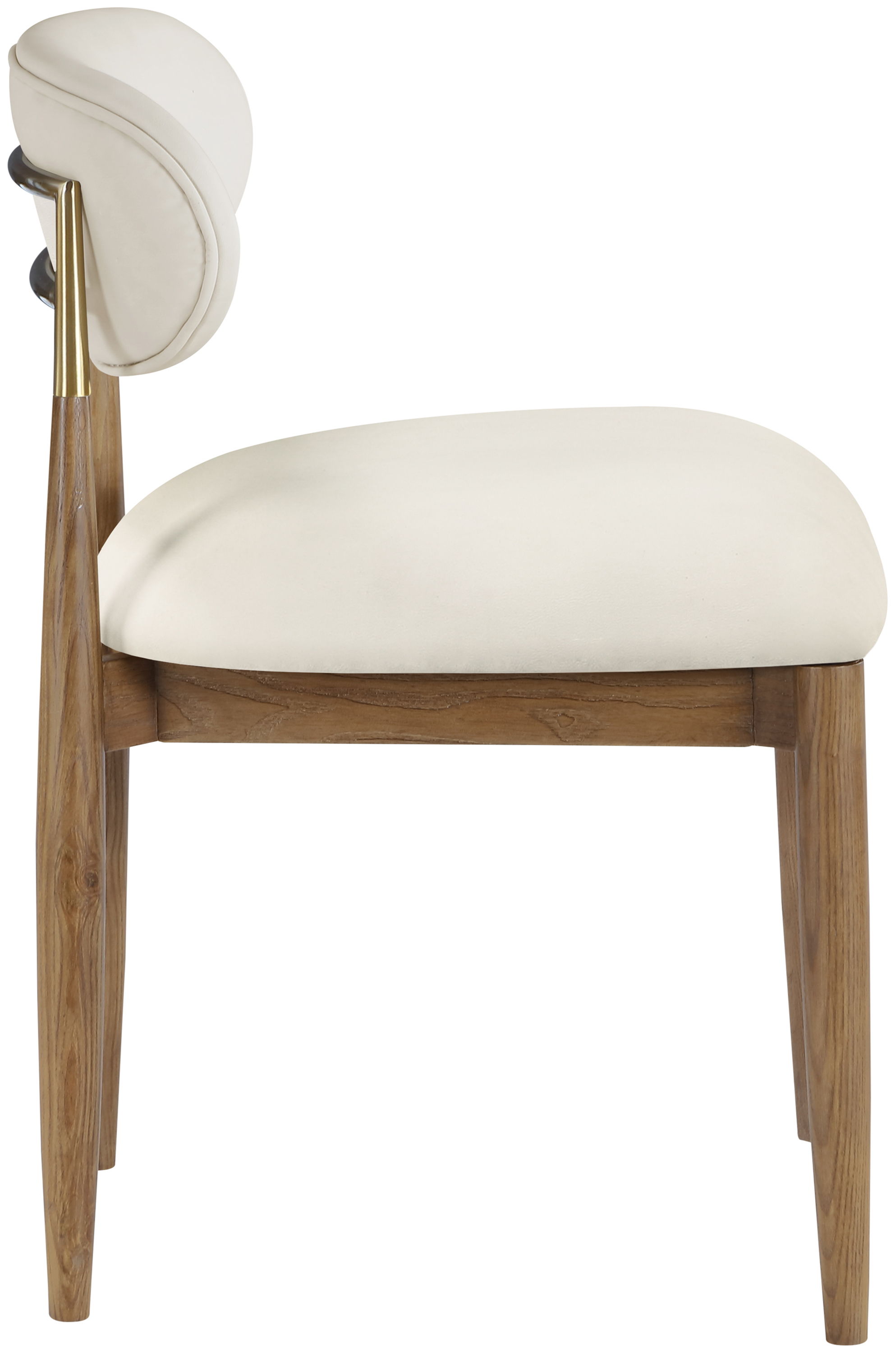 Riccio - Upholstered Dining Side Chair (Set of 2) - Cream