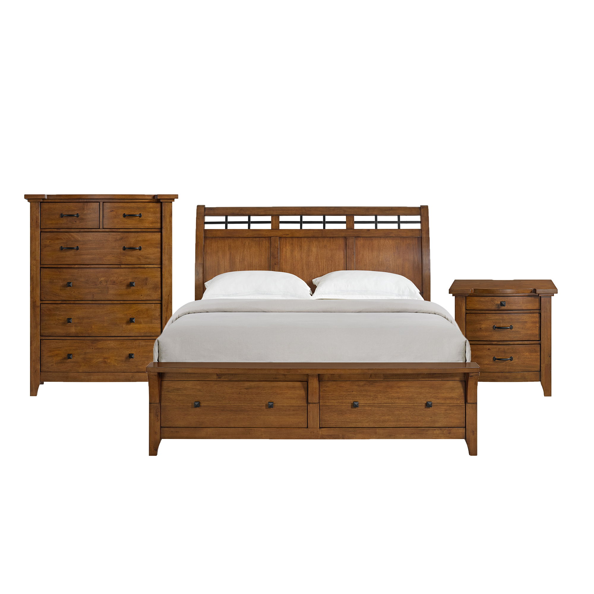 King · 3 Pc · Bedroom Set
