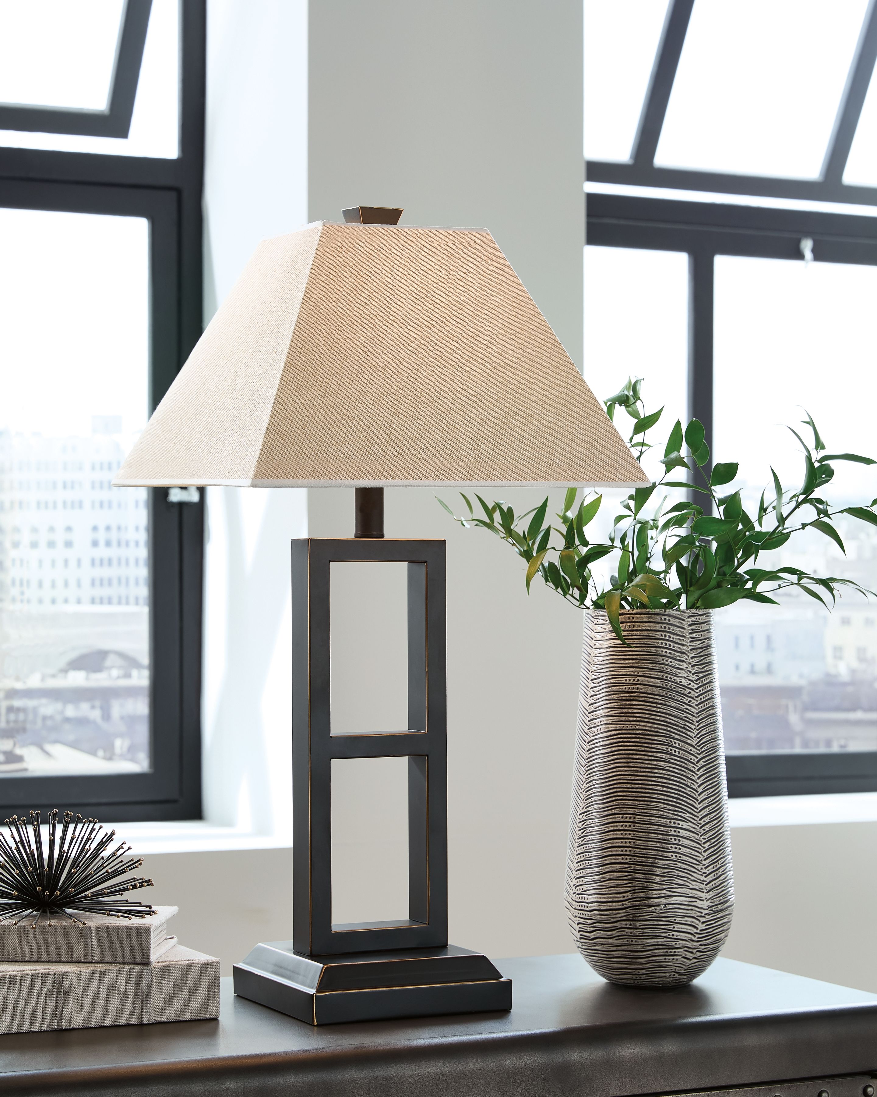 Deidra - Metal Table Lamp (Set of 2) - Black