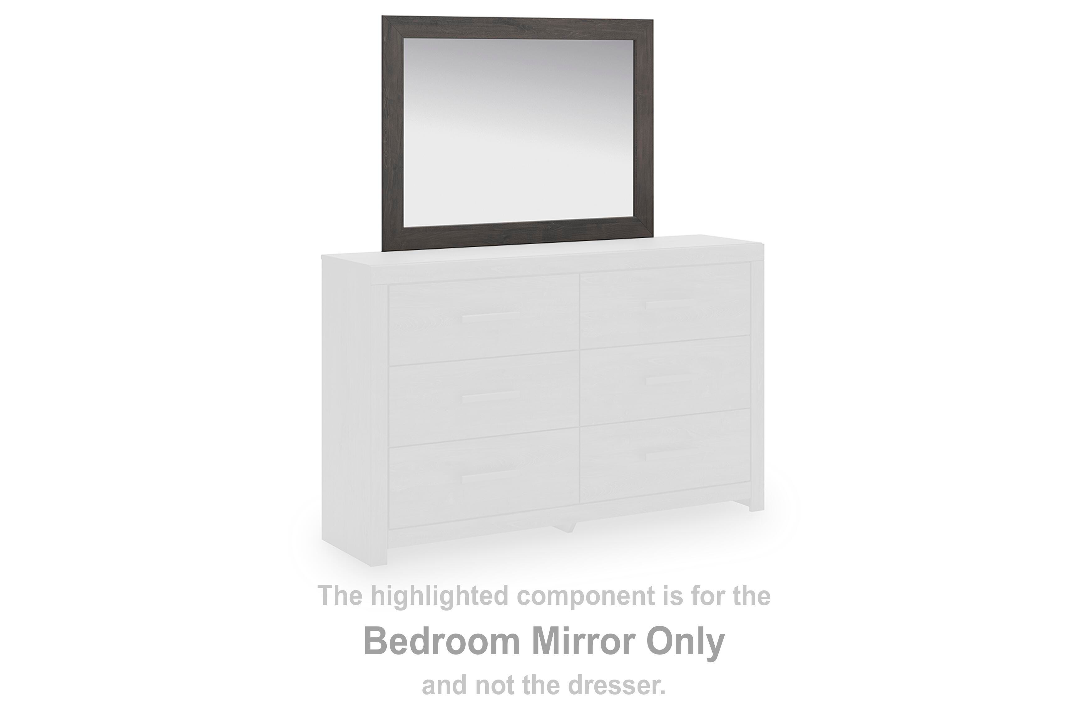 Prendonea – Bedroom Mirror – Charcoal