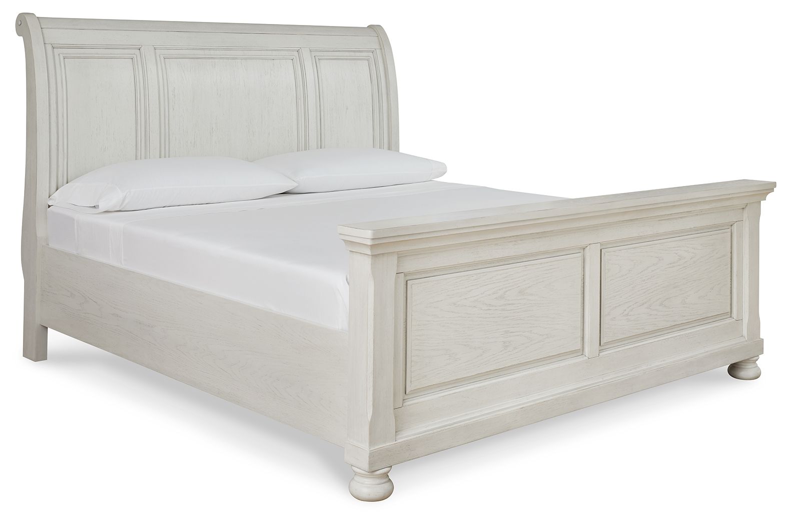 Ashley Robbinsdale - Antique White - Queen Sleigh Bed