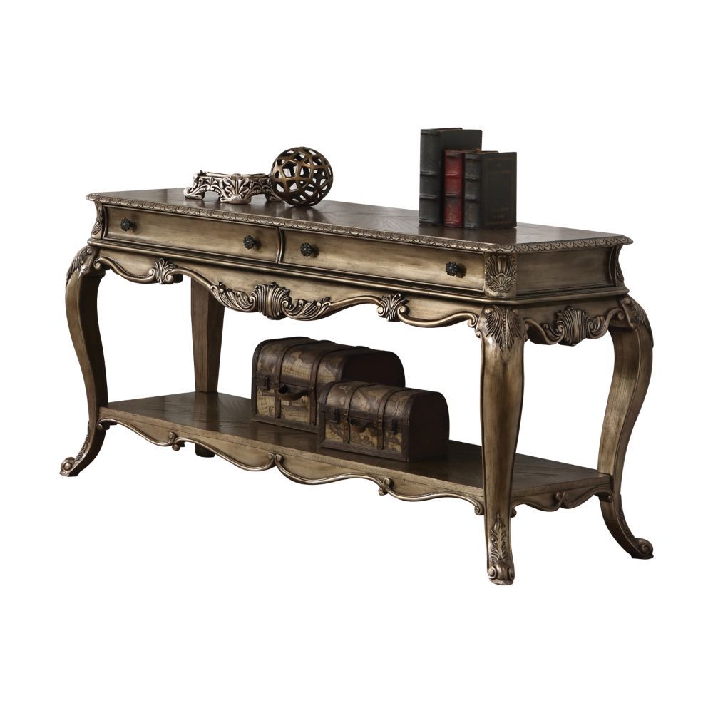 Ragenardus - Sofa Table - Vintage Oak, dark brown