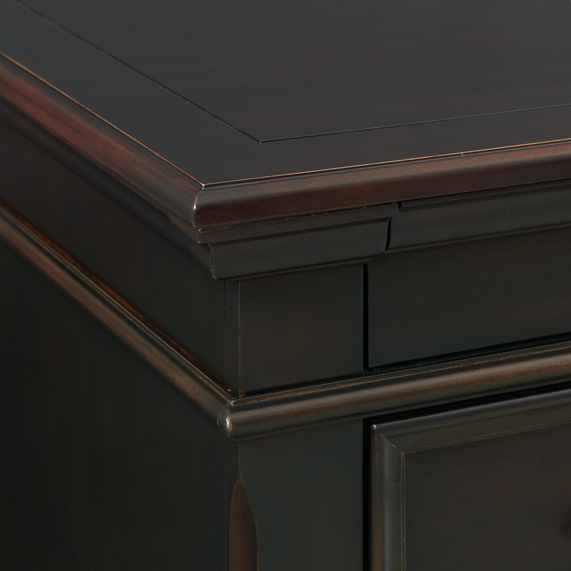 Slater - 3-Drawer Nightstand With USB Ports - Black