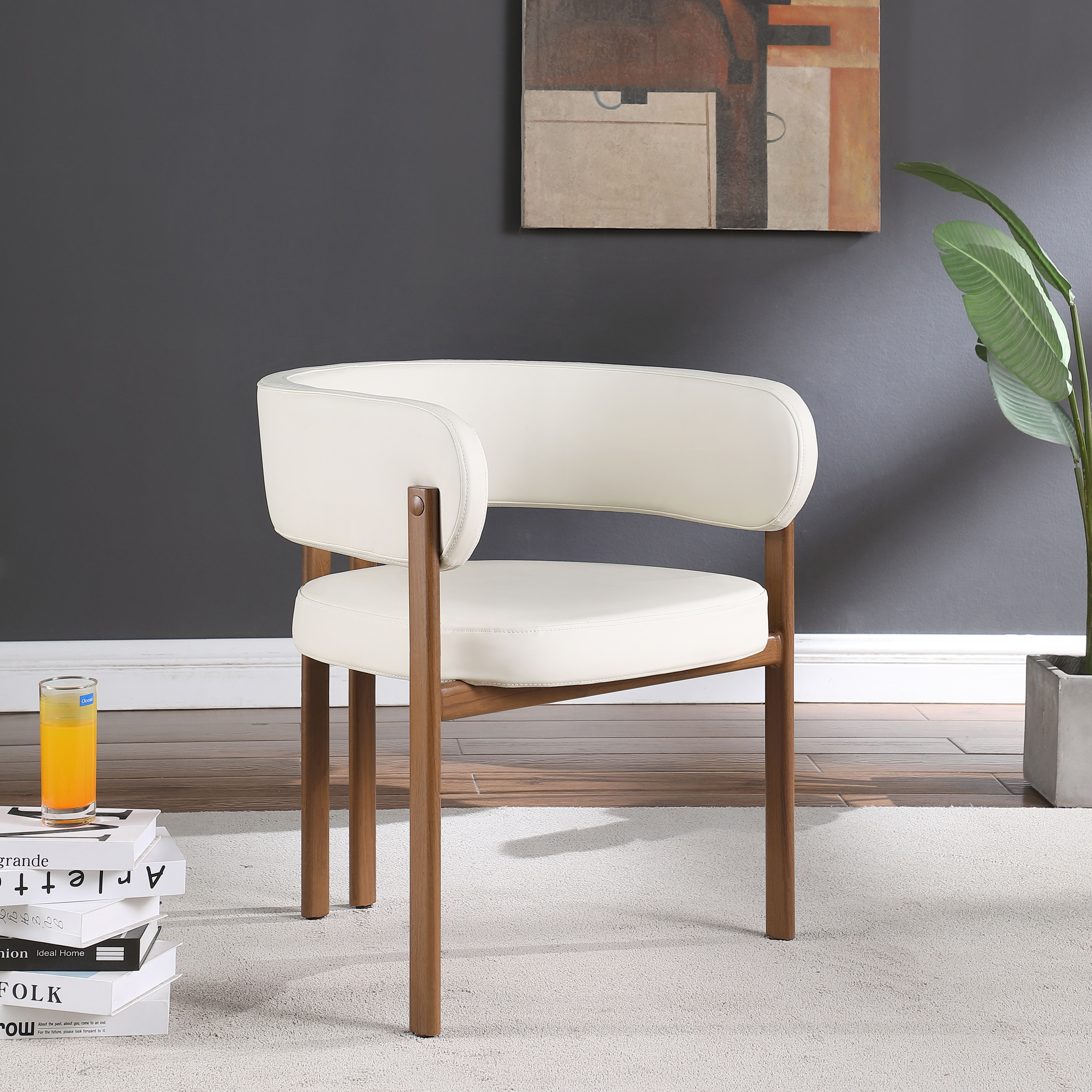 Gideon - Dining Chair (Set of 2) - Cream