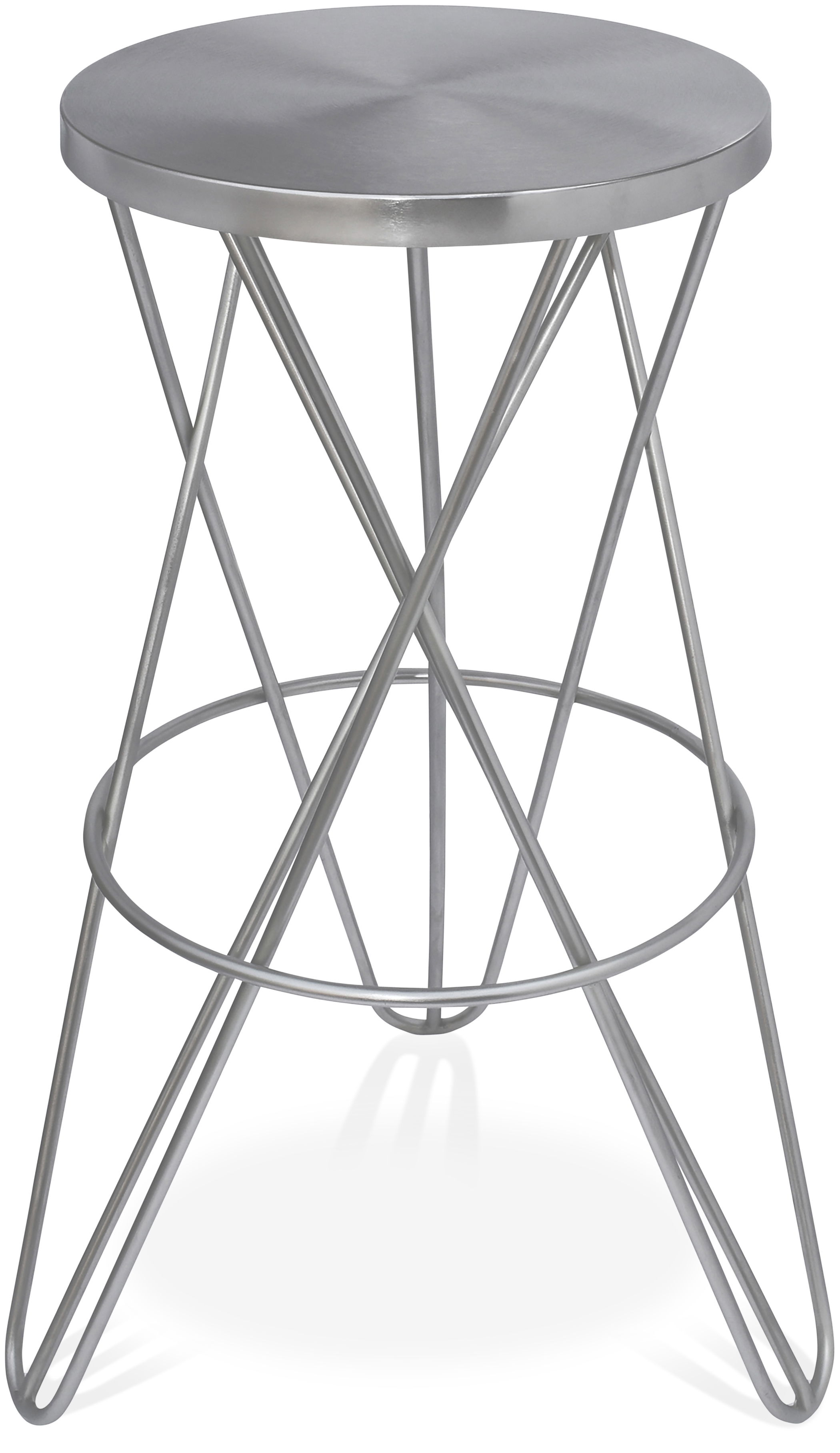 Mercury - Bar Stool - Silver