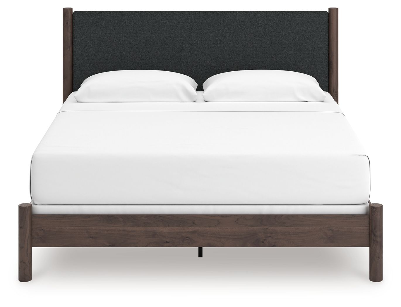 Pamytta - King Upholstered Panel Bed - Brown
