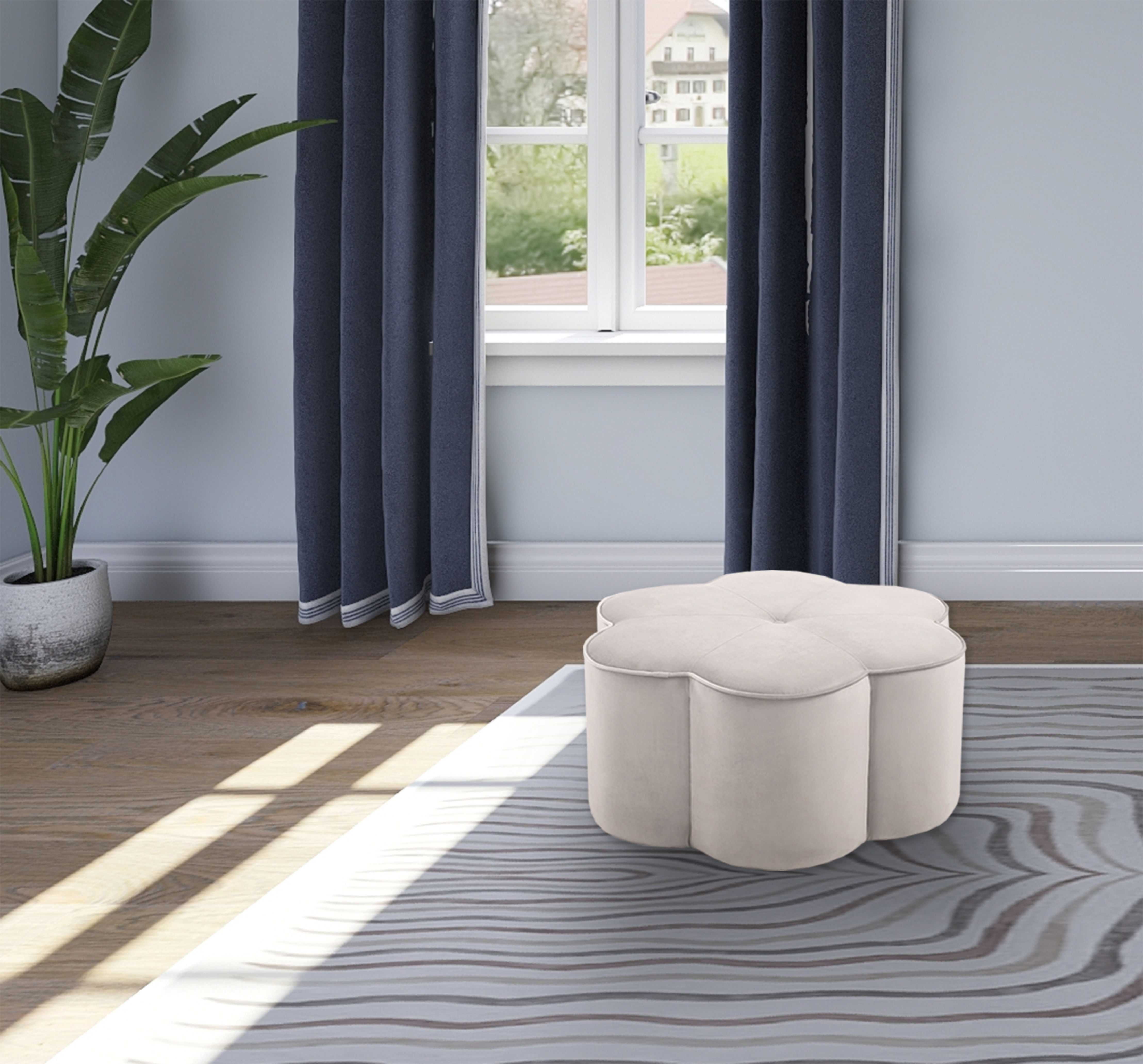 Daisy - Ottoman - Cream