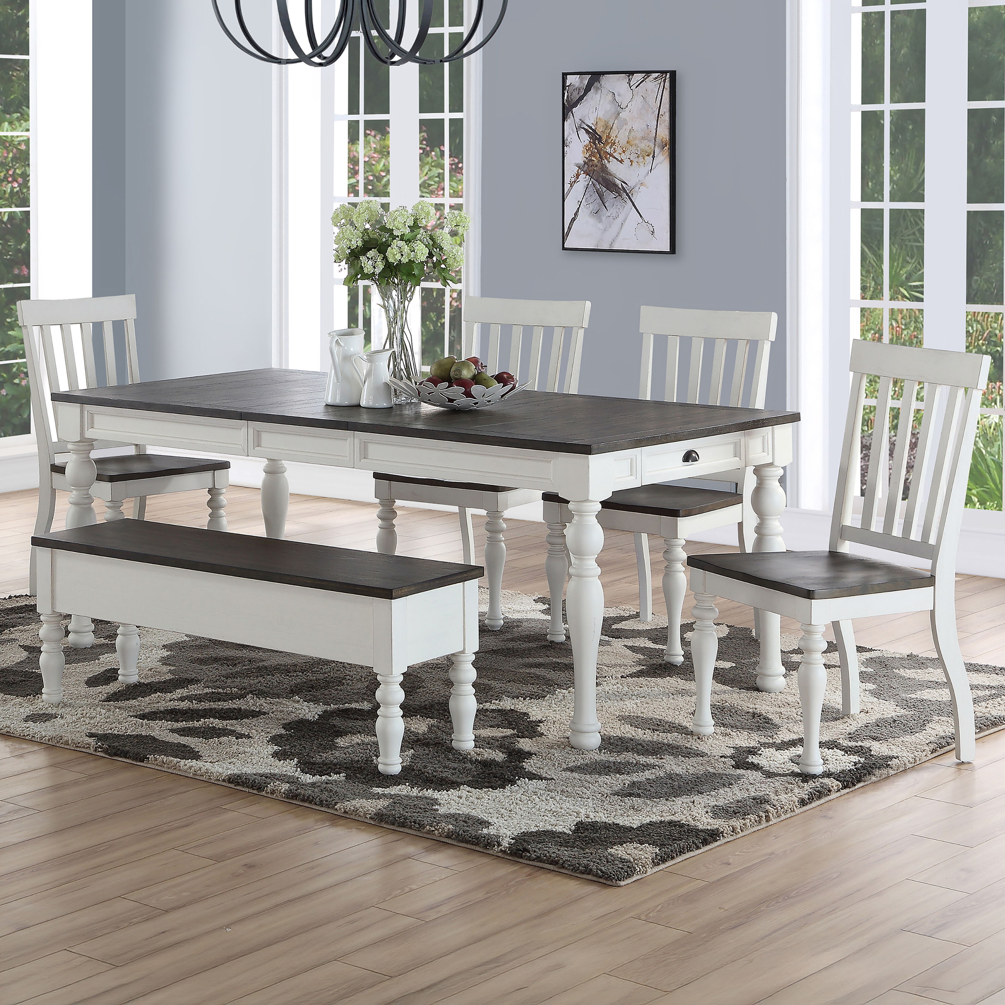Joanna - 6 Piece Dining Set - Two Tone