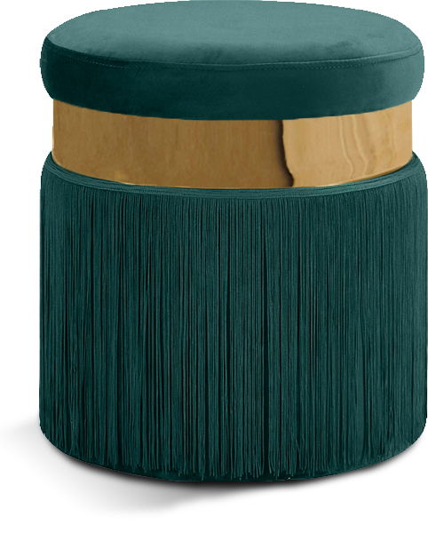 Yasmine - Ottoman / Stool - Green