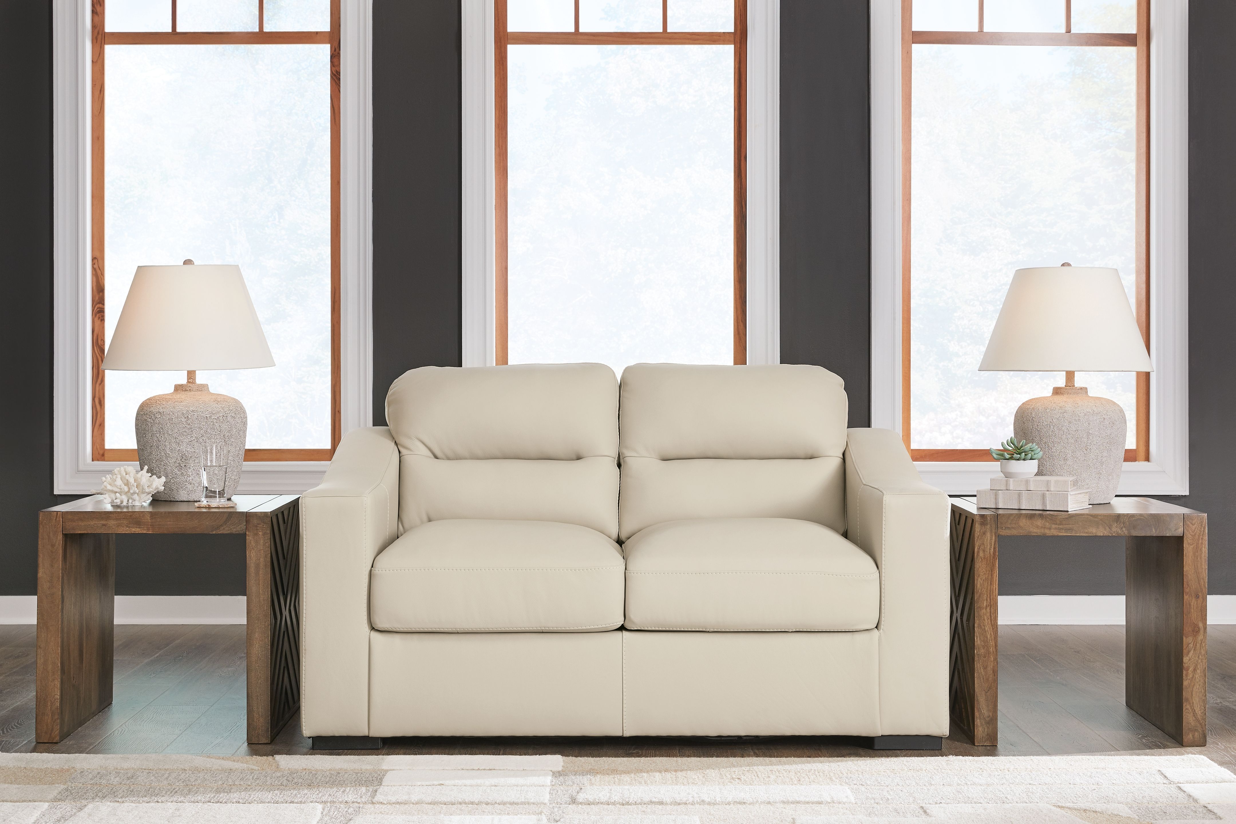 Ashley Furniture Treasure Trove - Loveseat - Almond - Image 2