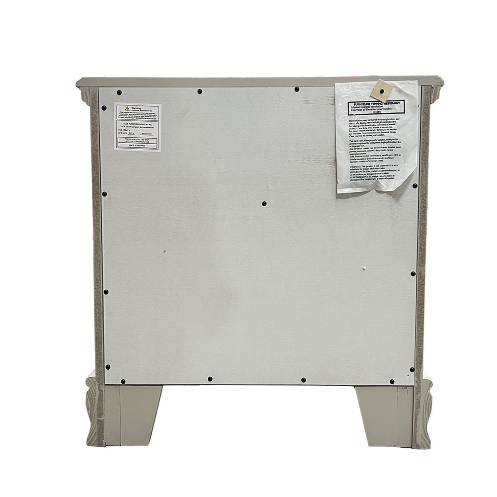 Flora - Nightstand - Gray, light gray, view 5