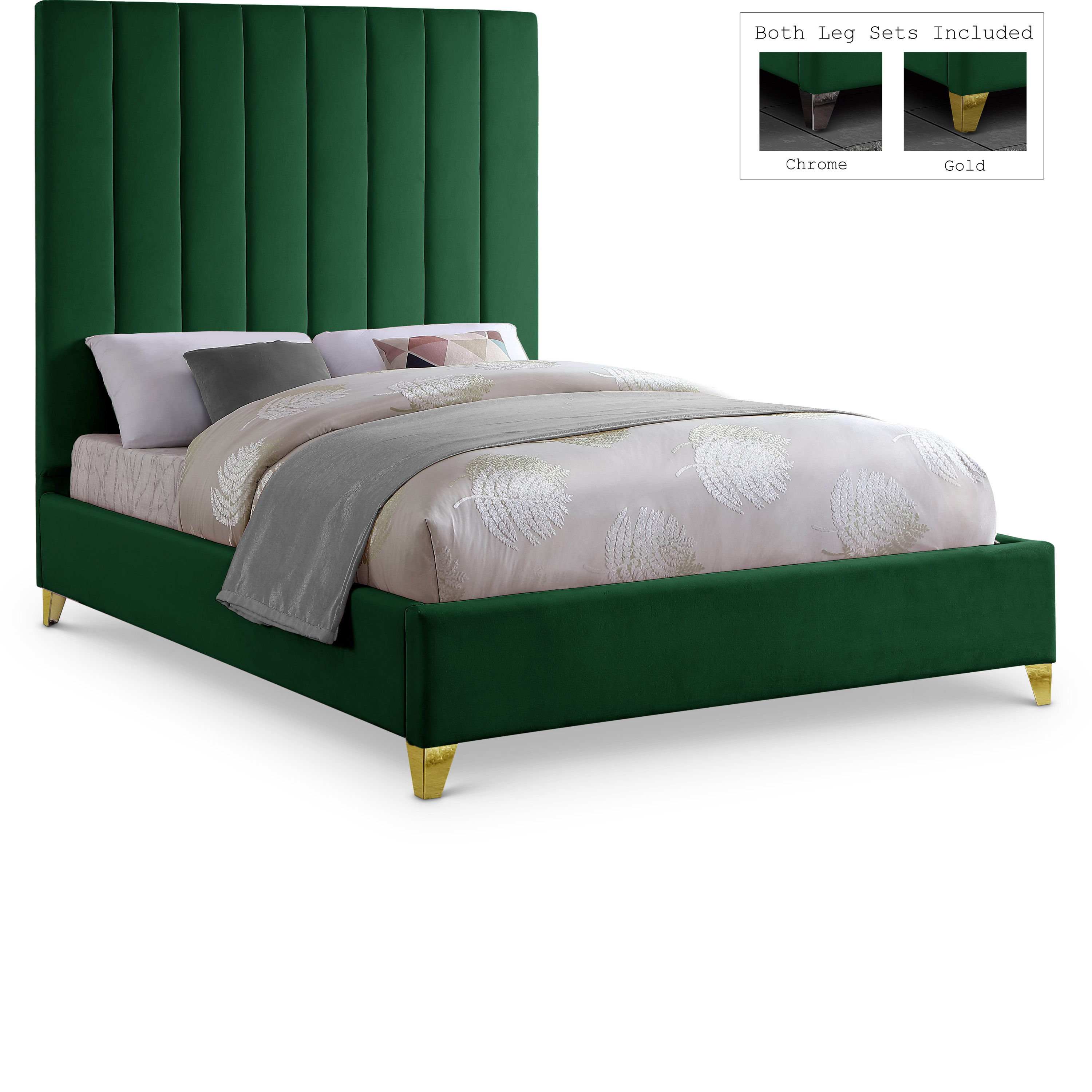 Via - King Bed - Green