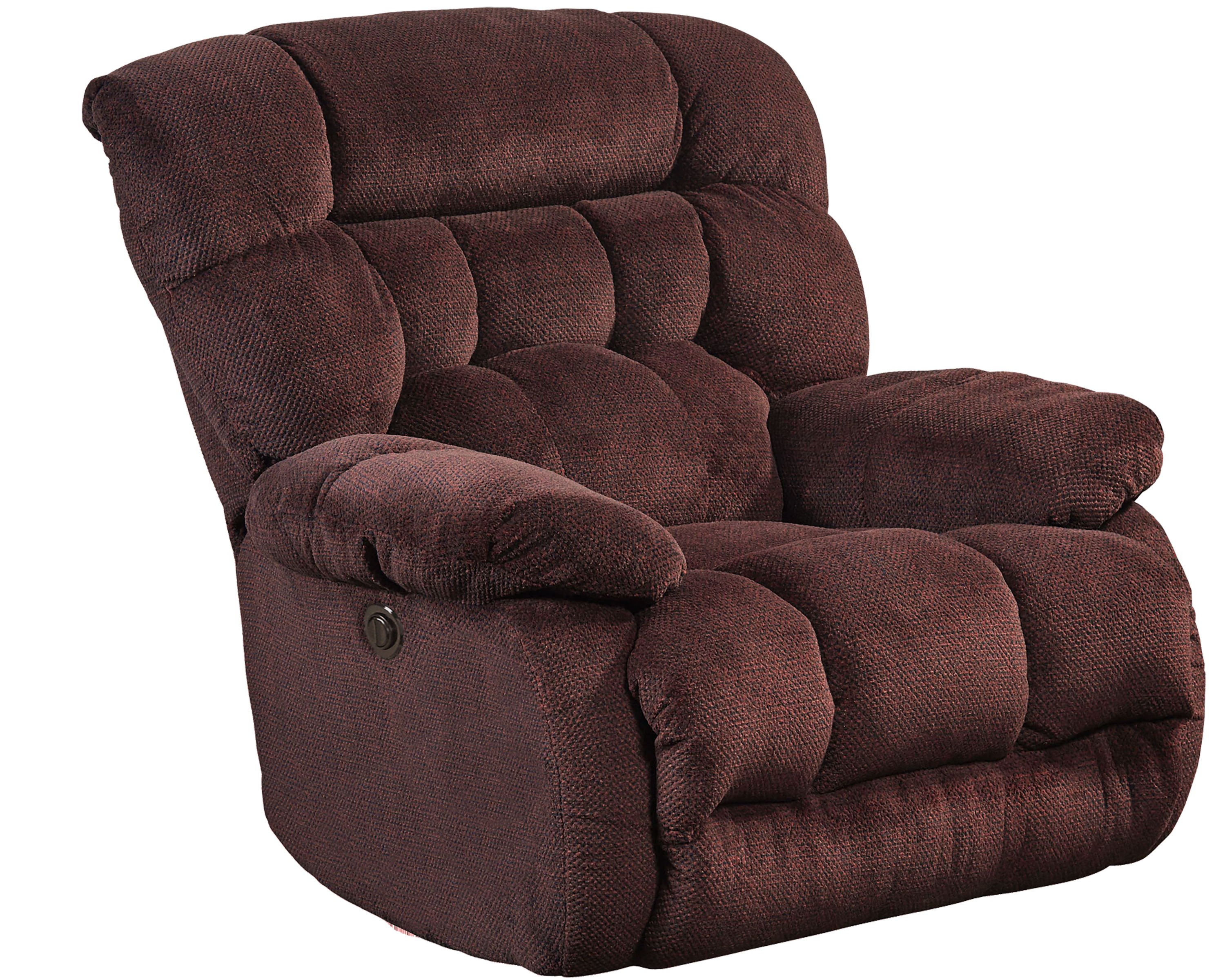 Daly - Power Lay Flat Recliner - Cranapple